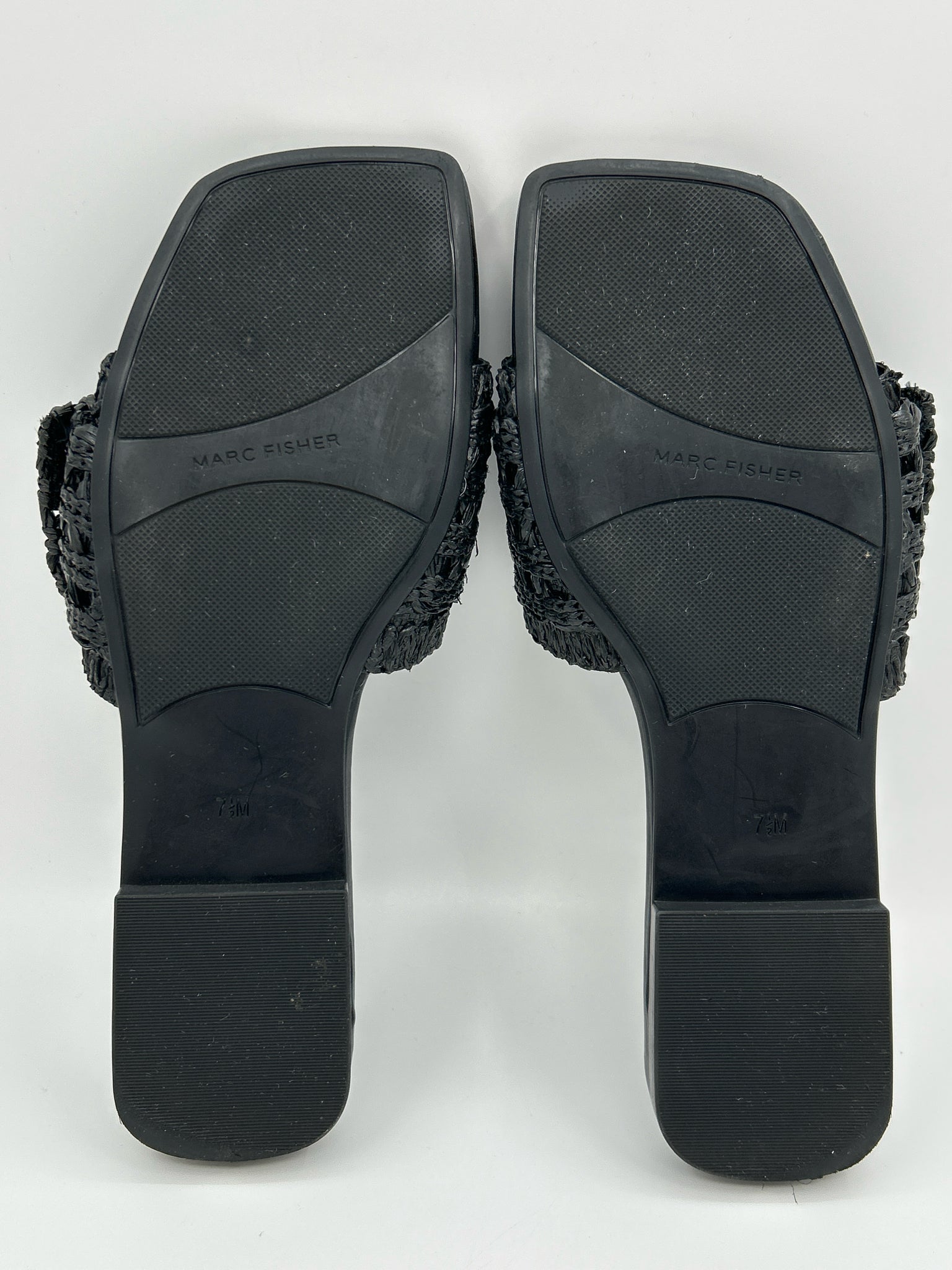 MARC FISHER Size 7.5M Black Women's Sandal