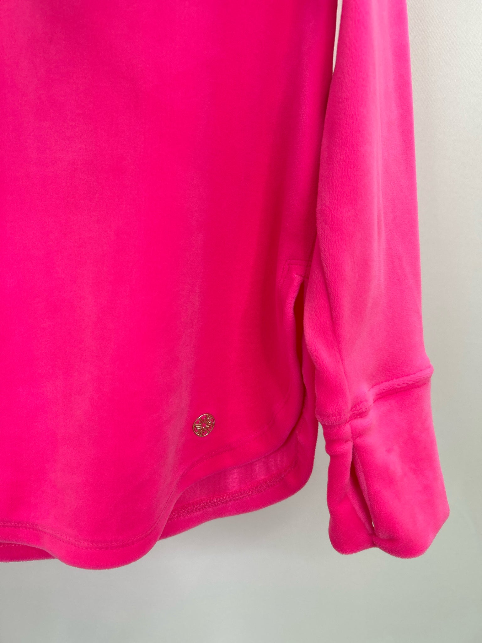 LILLY PULITZER Size S Hot Pink Women Sweatshirt