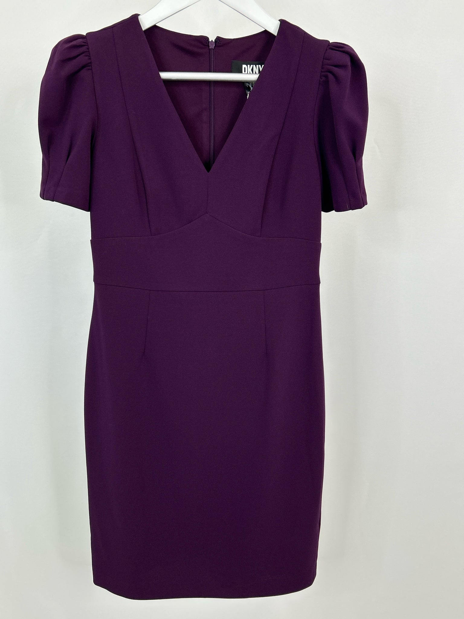 DKNY Size 6 Wine Women Dress NWT