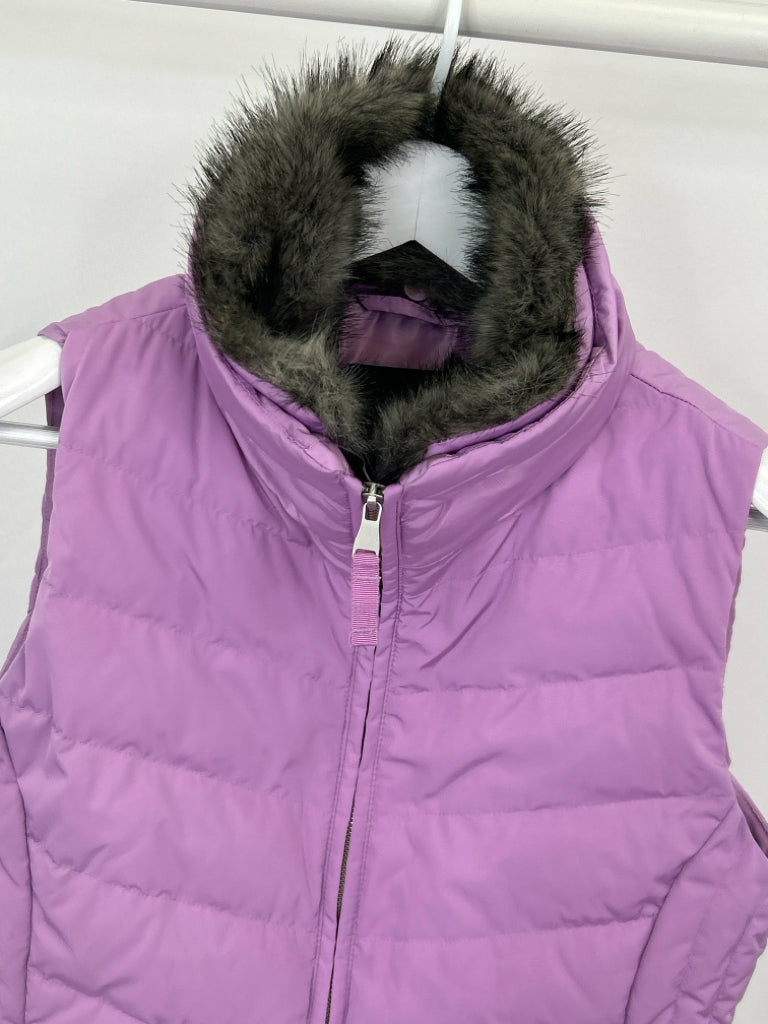 TALBOTS Women Size S Lilac Puffer Vest