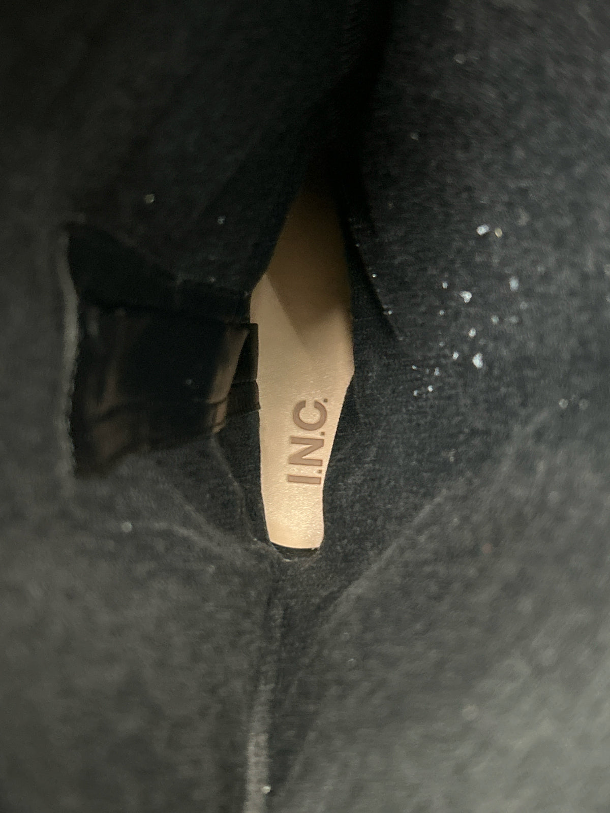 INC Size 9.5M Black Women Boots