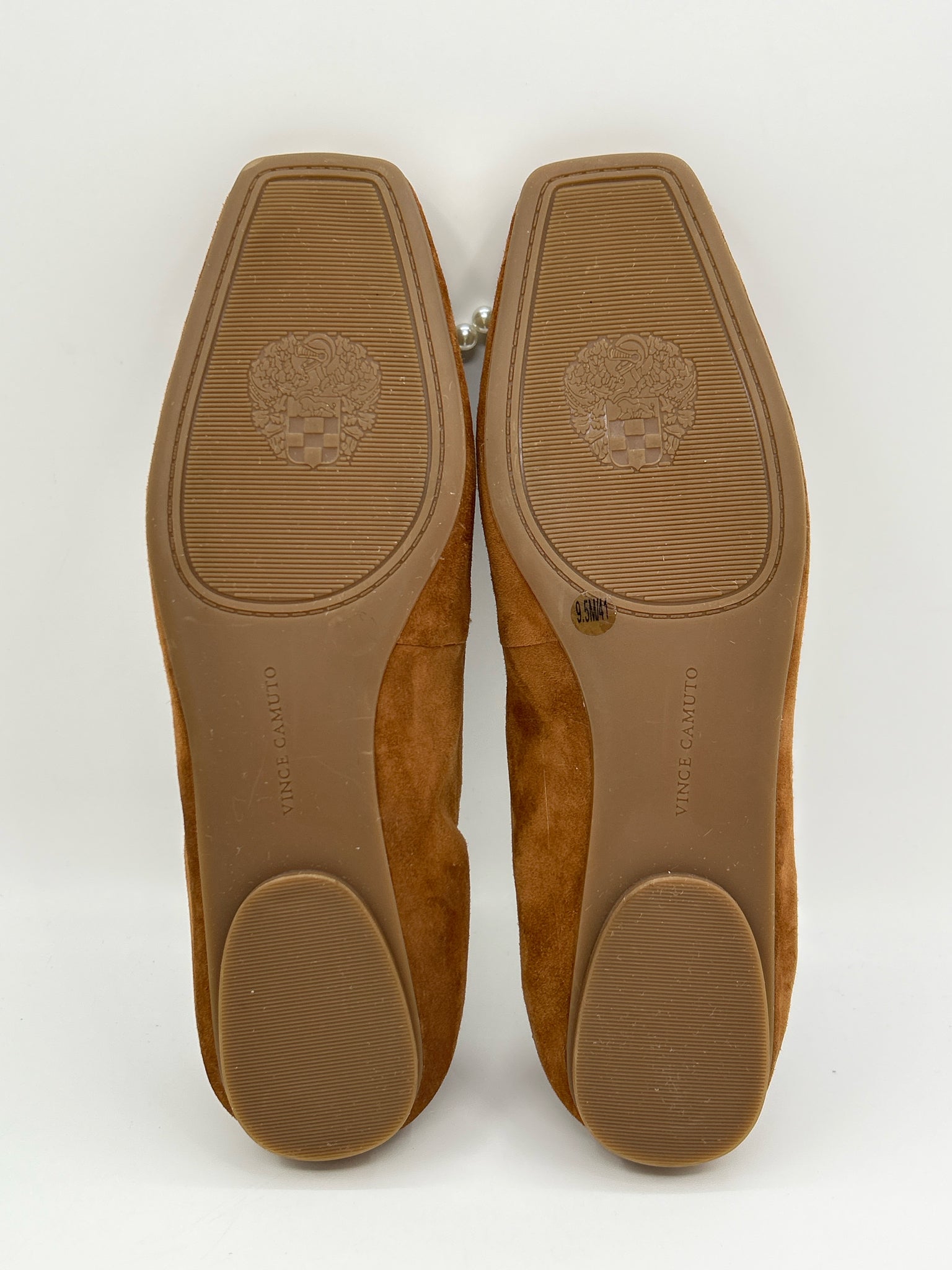 VINCE CAMUTO Size 9.5M Brown Women Flats