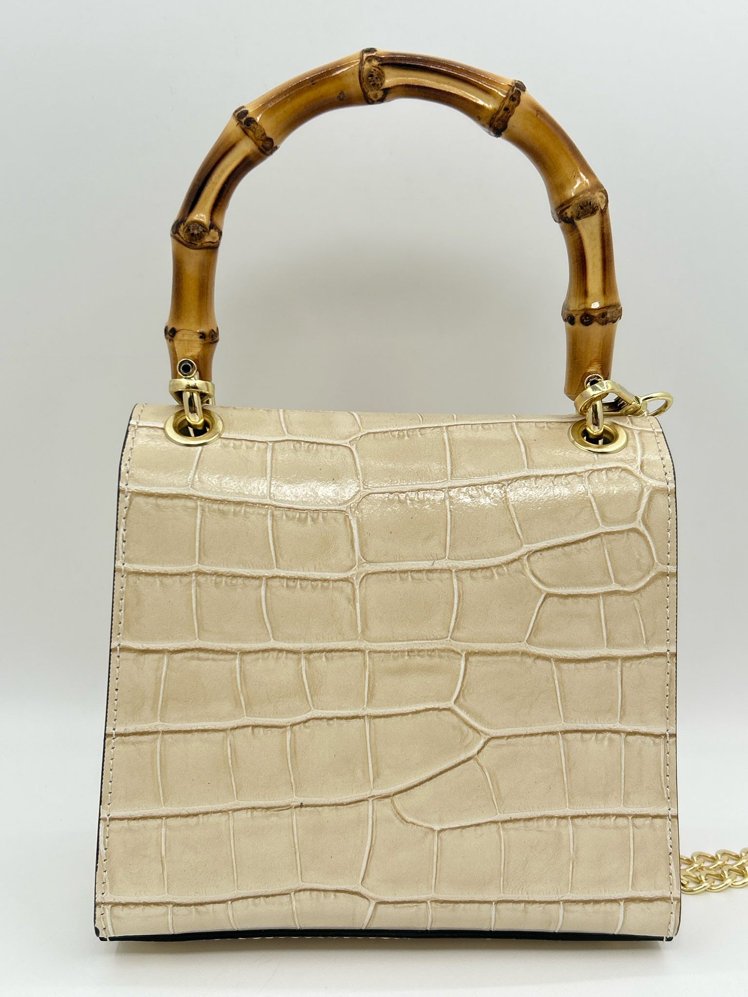 MADE IN ITALY Beige Women Purse