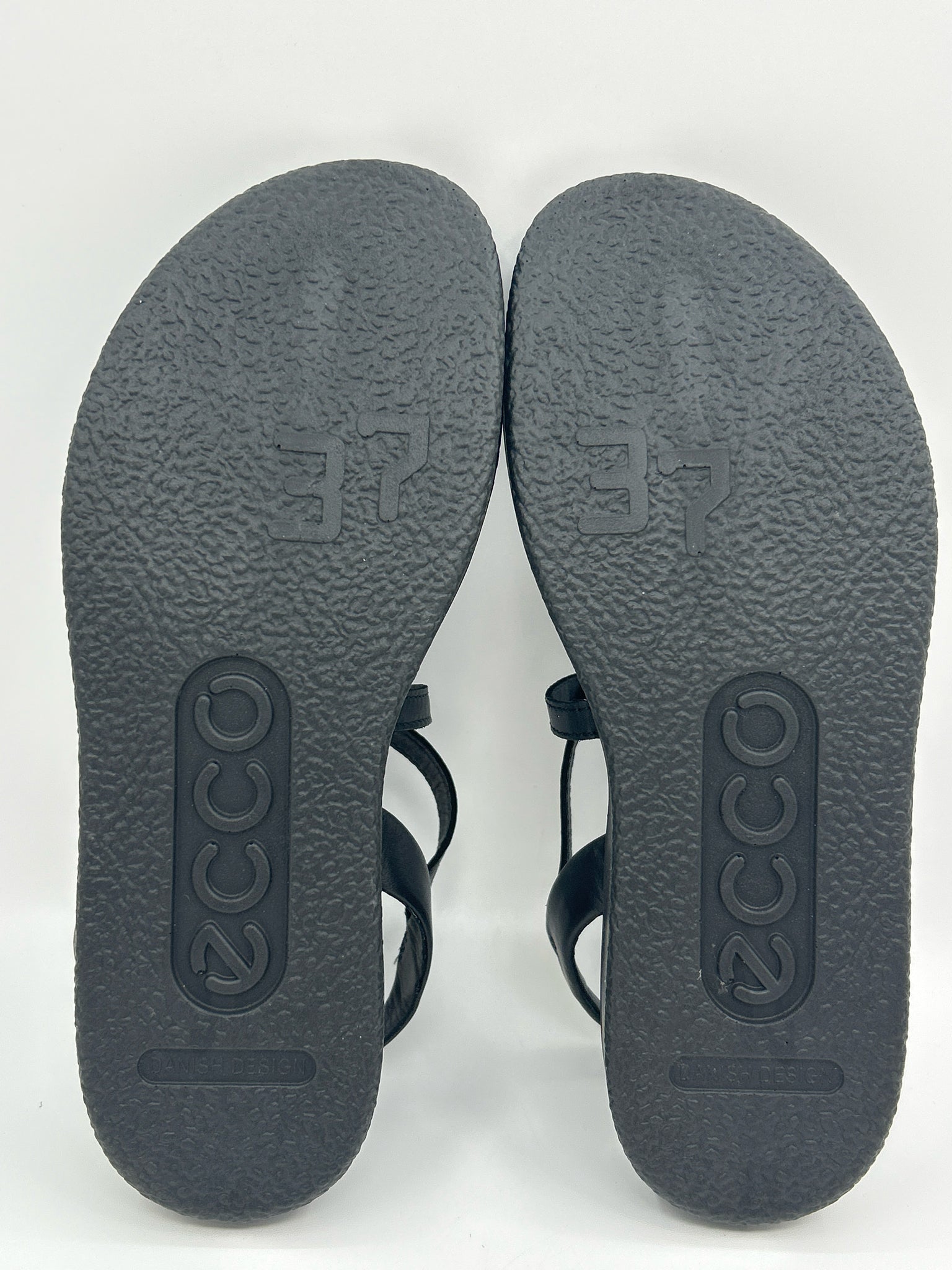ECCO Size 37/6 Black Women Sandal