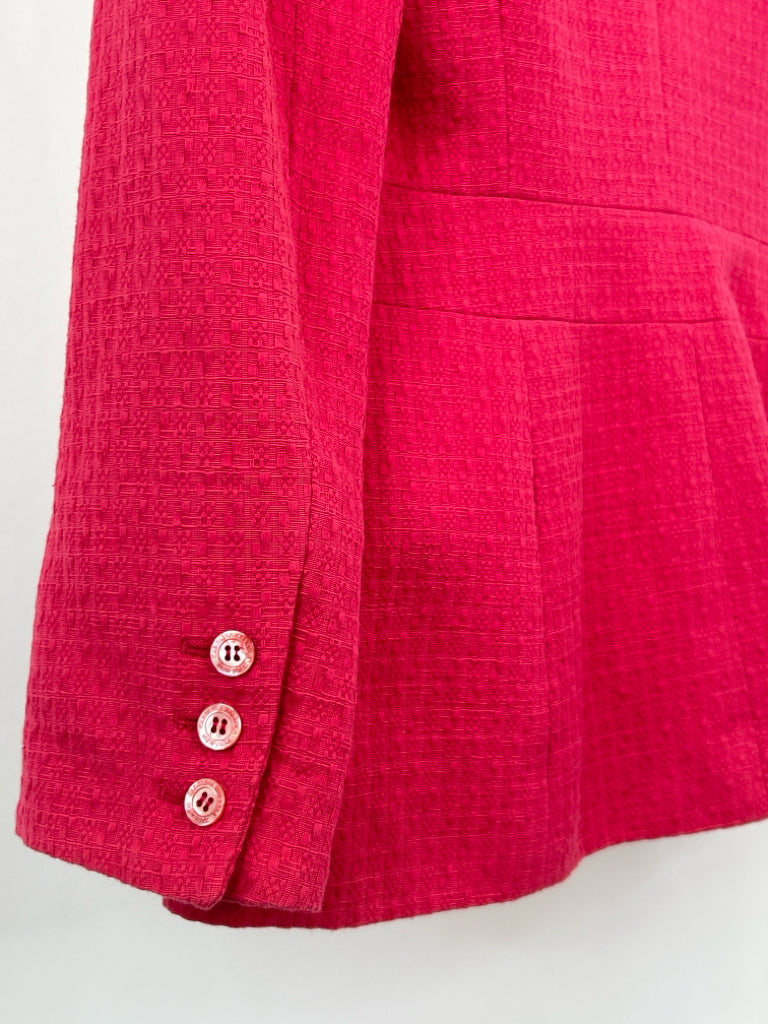 CAROLINA HERRERA Size 8 Pink Women's Blazer