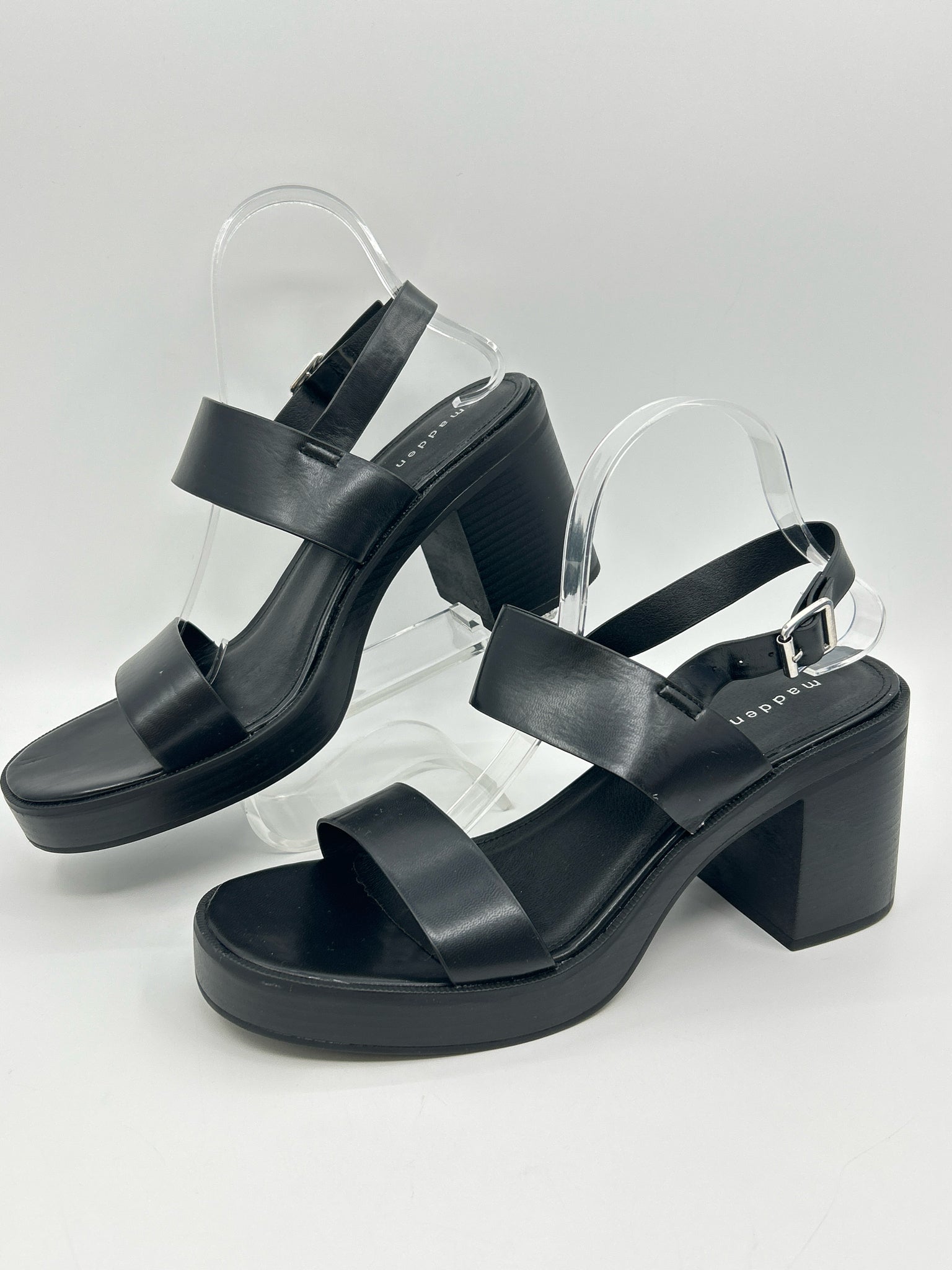 MADDEN GIRL Size 11 Black Women Sandal