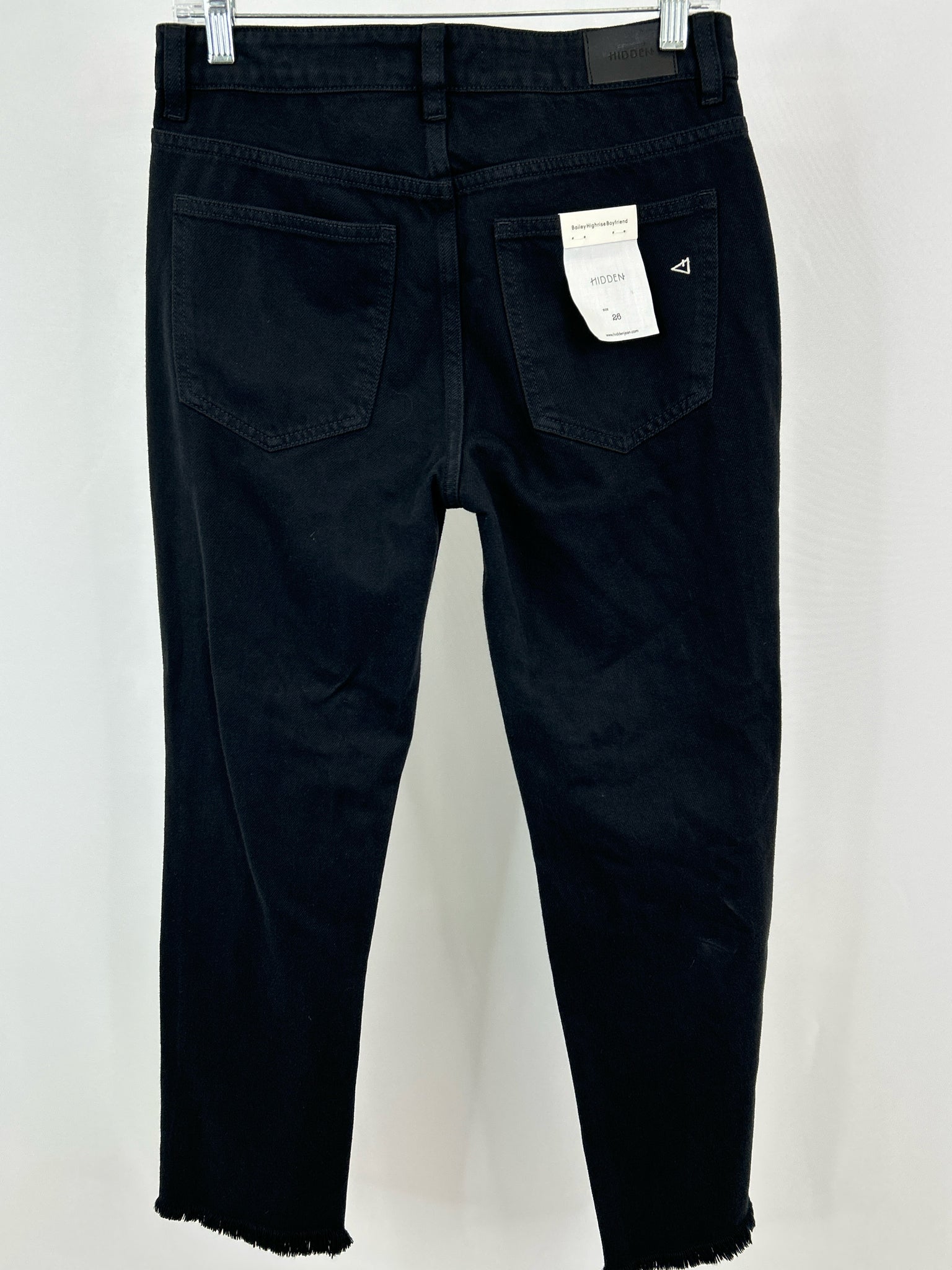 Hidden Size 26/2 Black Denim Women Jeans NWT