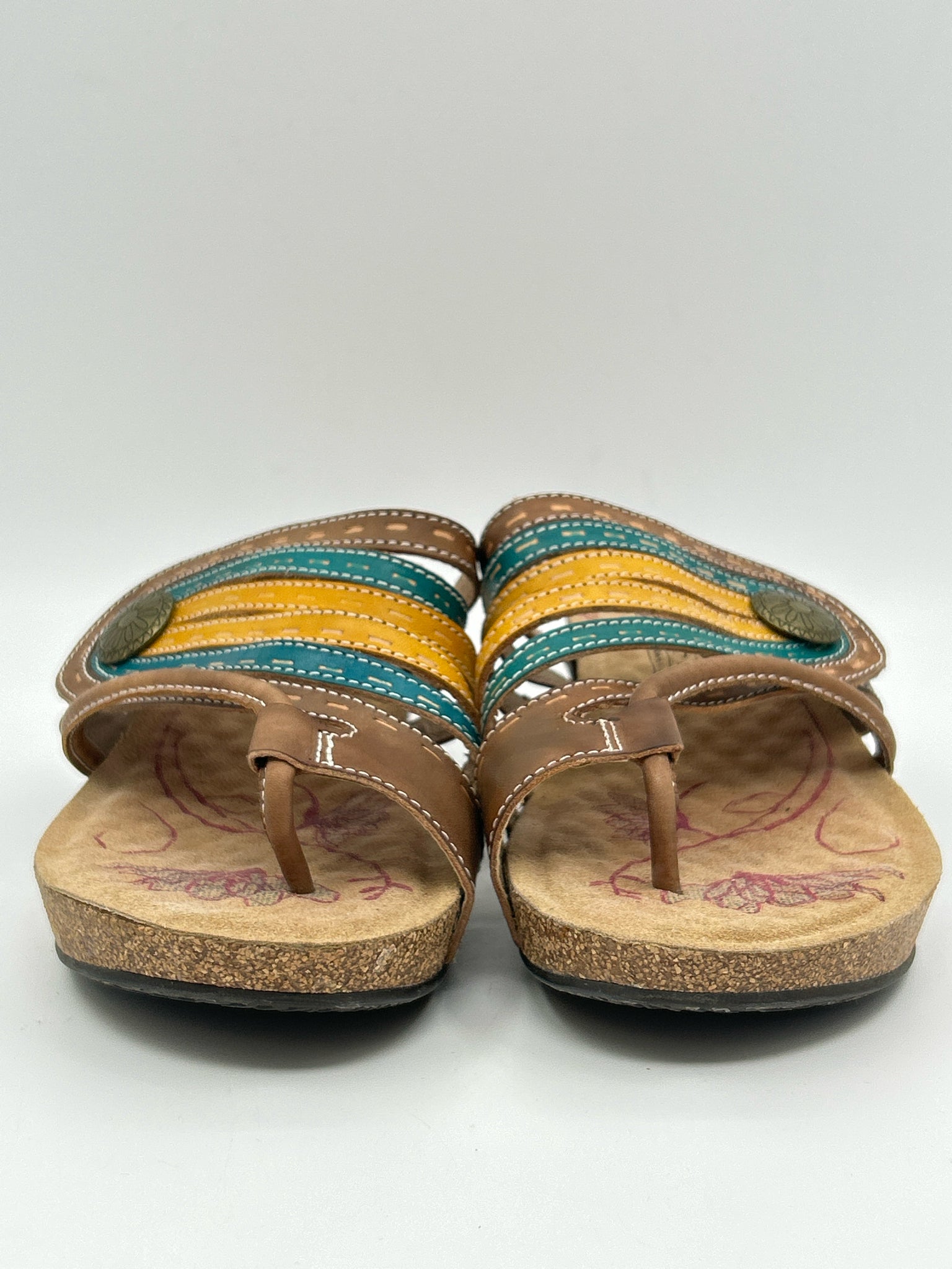 L'ARTISTE Size 40/9.5 Multi-Color Women Sandal