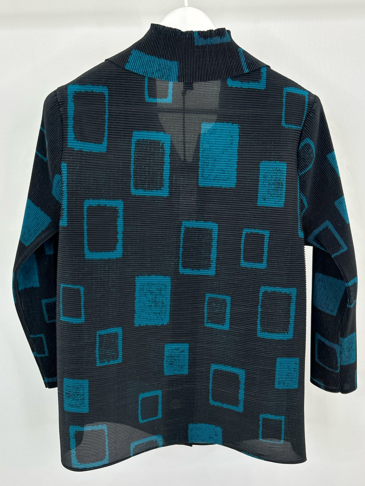 OLIVIA BY HABITAT CLOTHES Size S Black and Teal Women Jacket