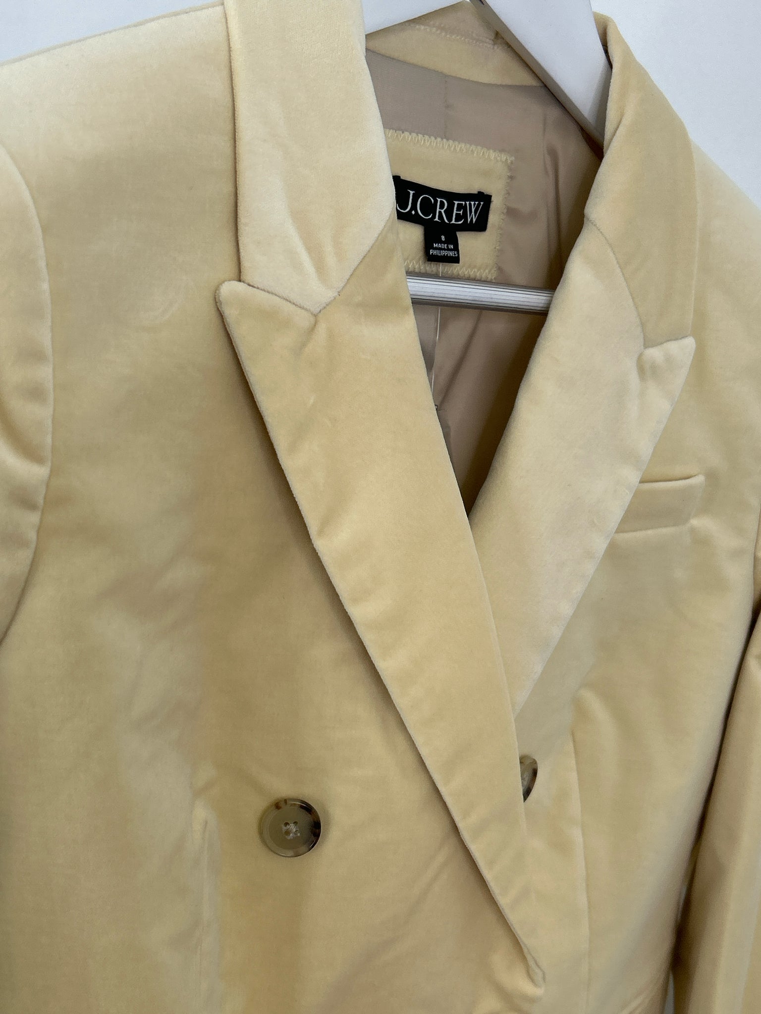 J CREW Size 8 Cream Women Blazer