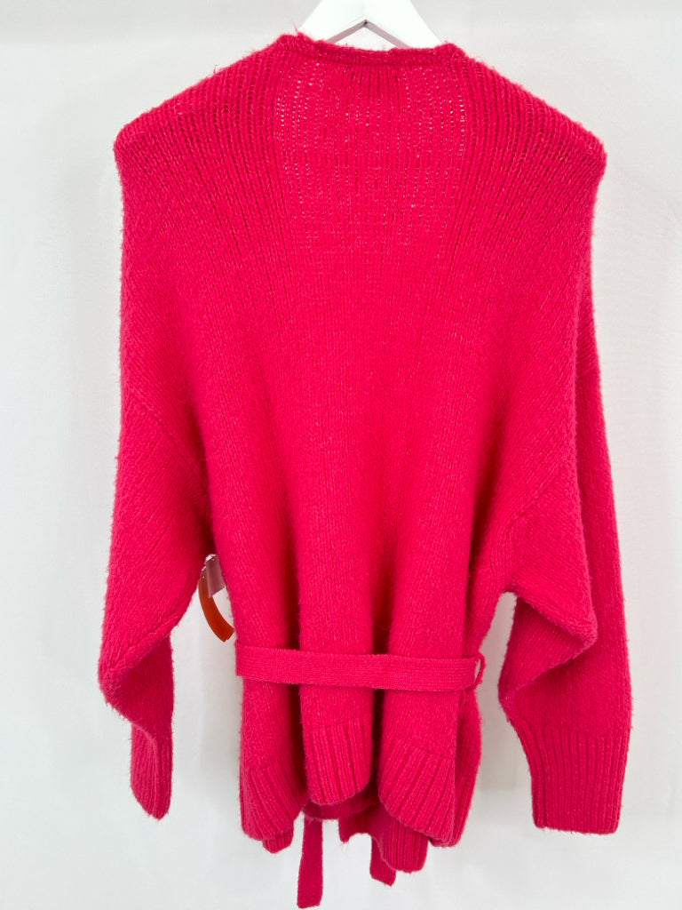 1. STATE Women Size M Hot Pink Cardigan NWT