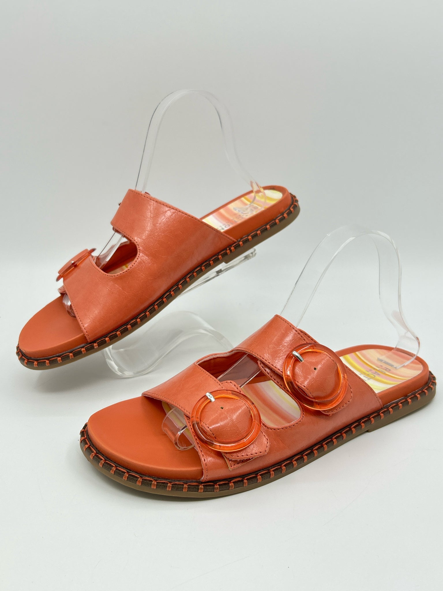 KENNETH COLE Size 9.5M Orange Women Sandal