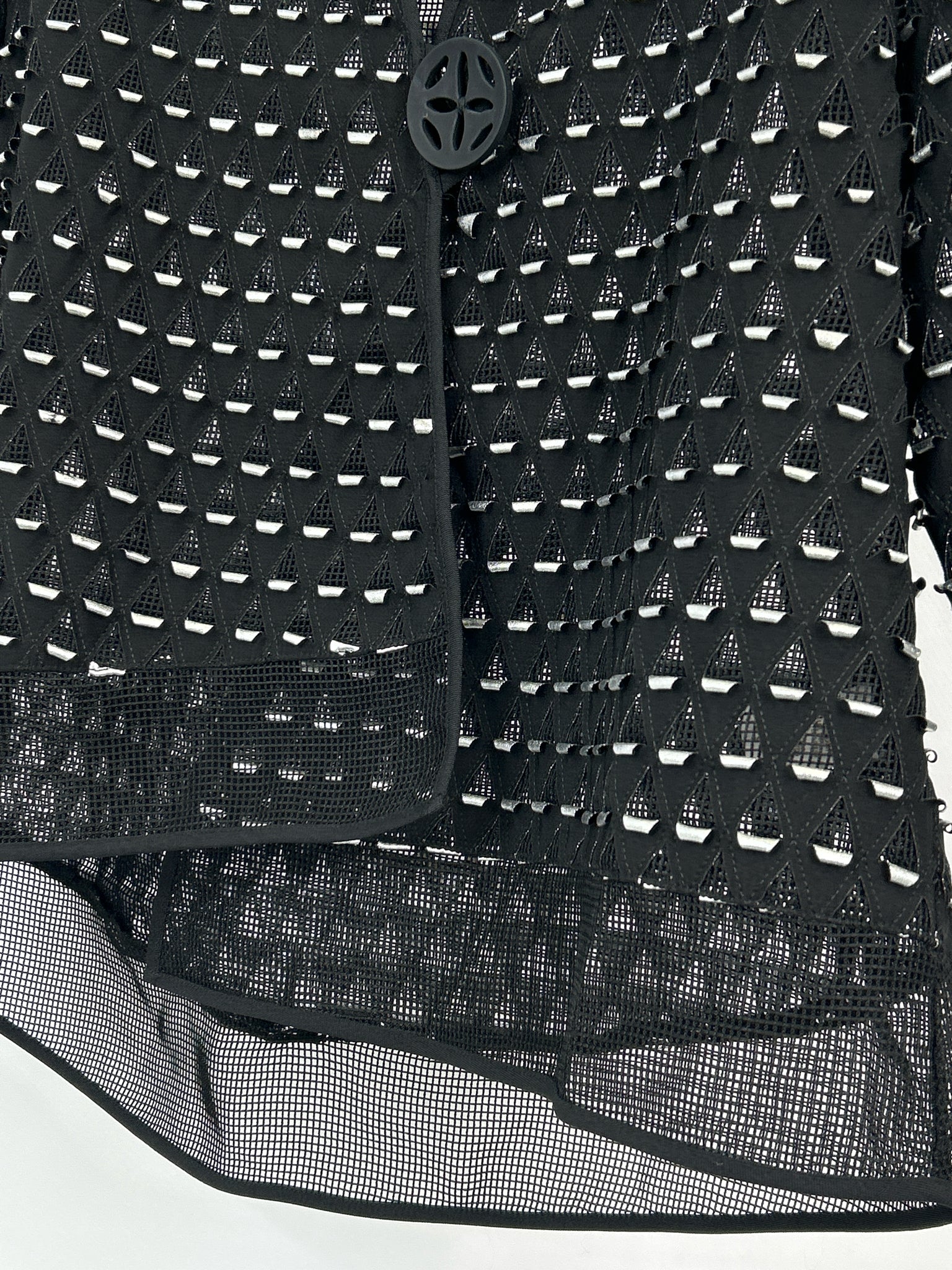 IC BY CONNIE K Size S Black and Silver Women Jacket