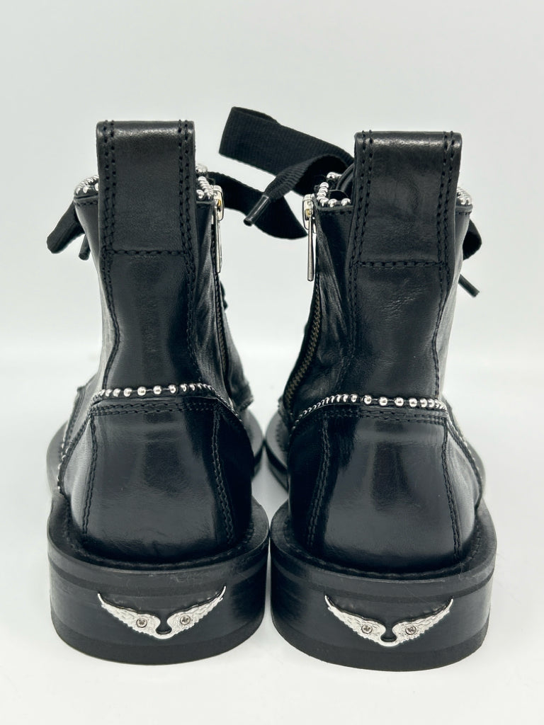 ZADIG&VOLTAIRE Women EU Size 37 Black Boots NIB