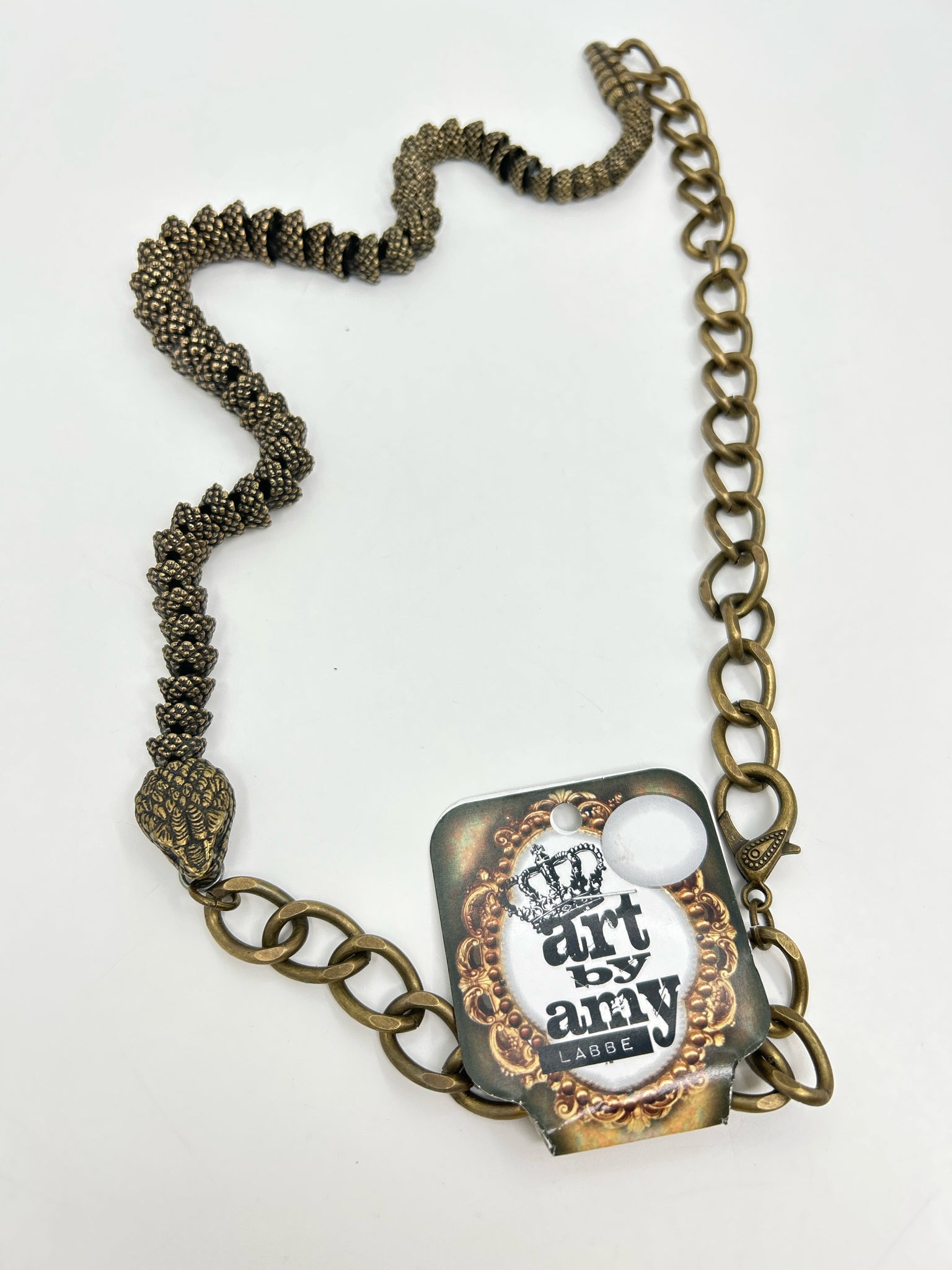 ART BY AMY NWT BRONZE Necklace