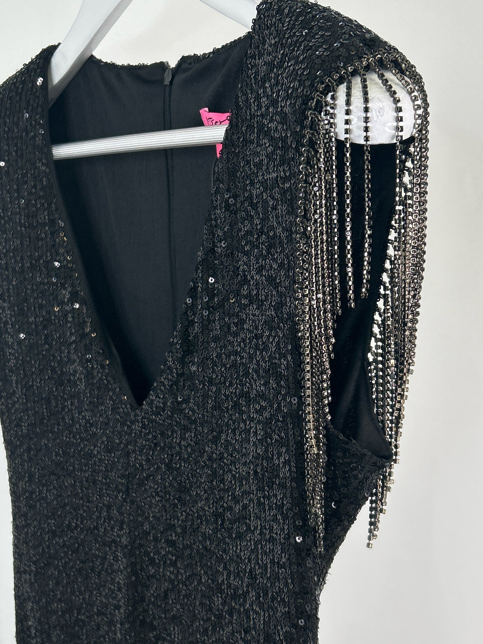 BETSEY JOHNSON Size L Black Women Dress