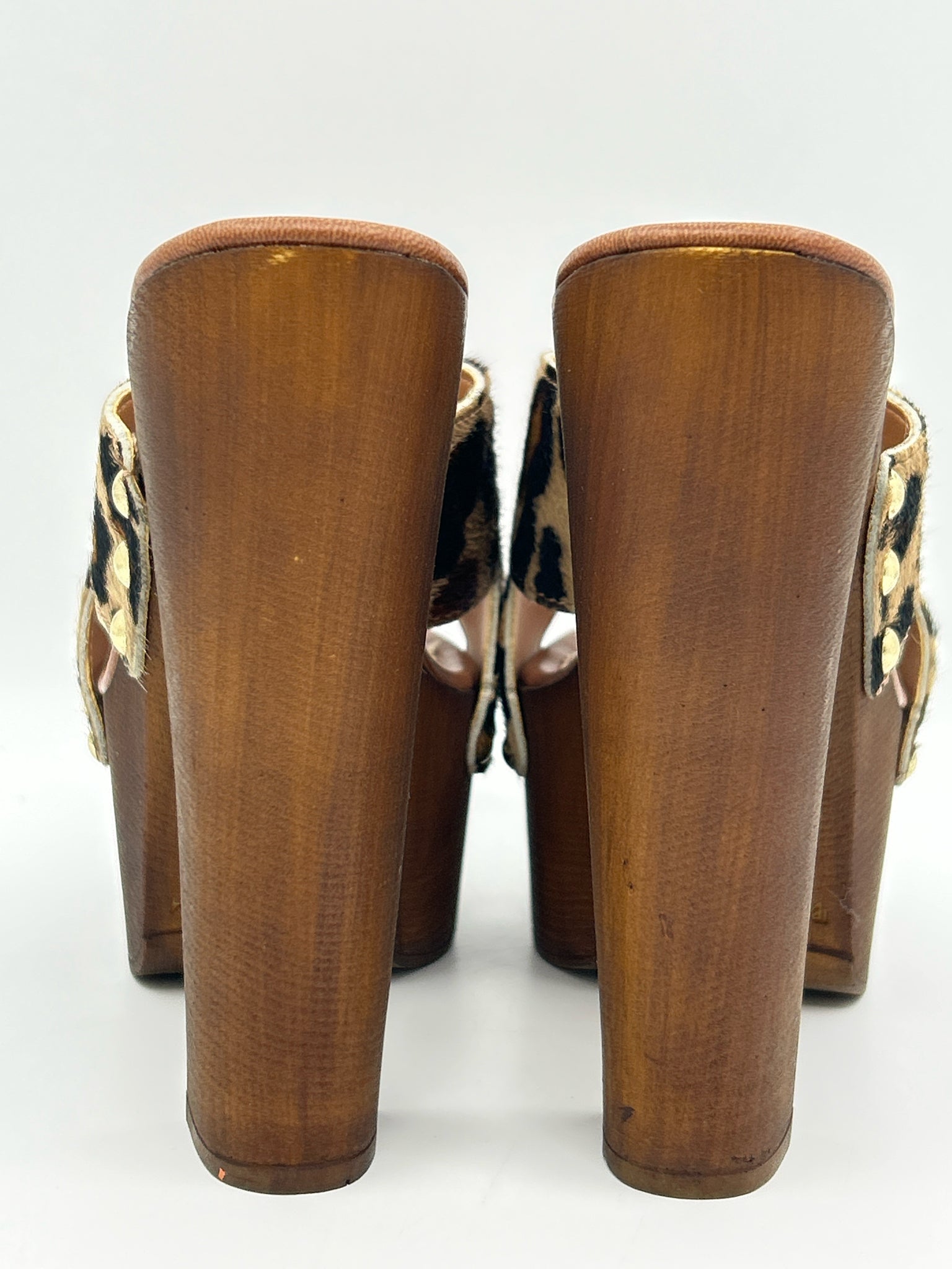 STEVE MADDEN Size 9 Brown and Black Women Sandal
