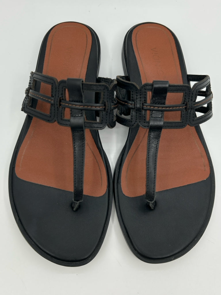 VIONIC Size 7 Black Women's Sandal