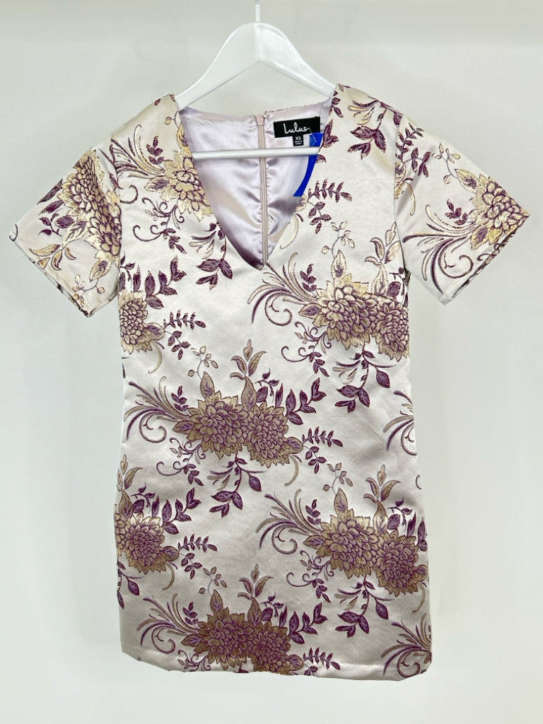 Lulus Size XS Lavender Print Women's Dress