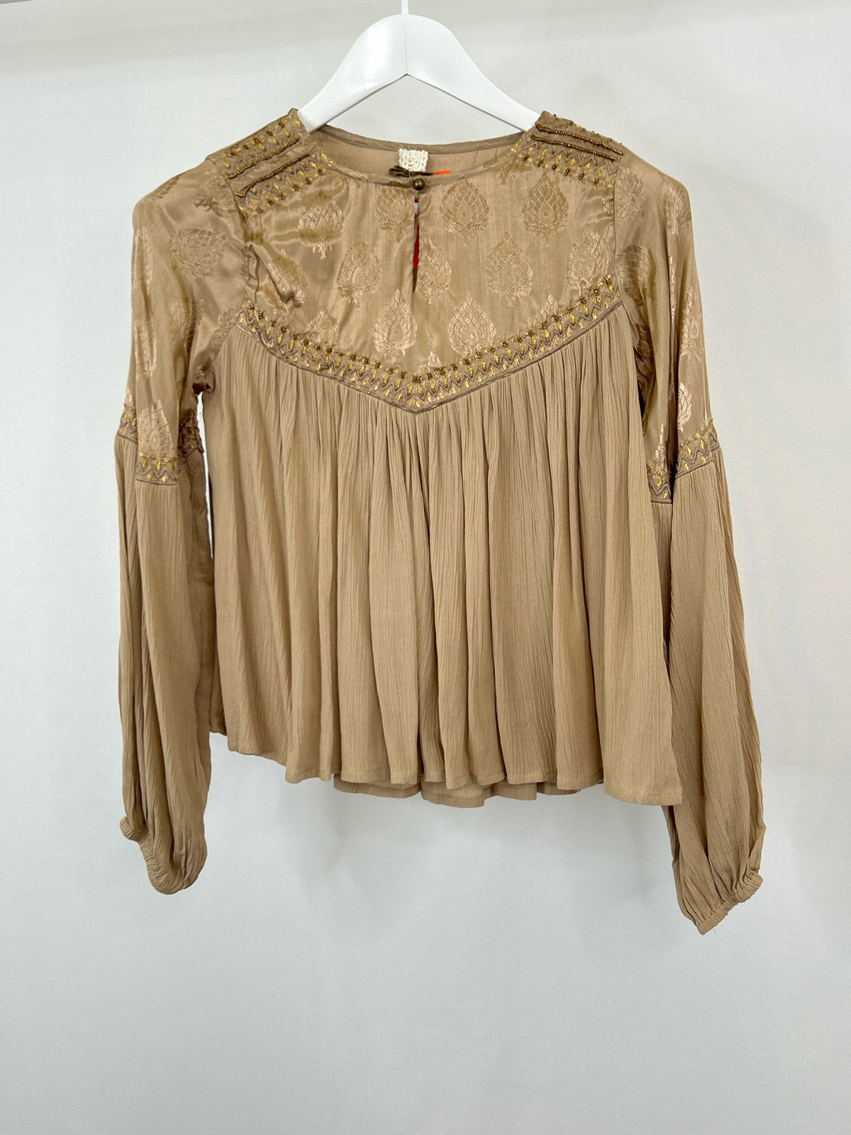 NEKANE NKN Size S Beige Women Blouse