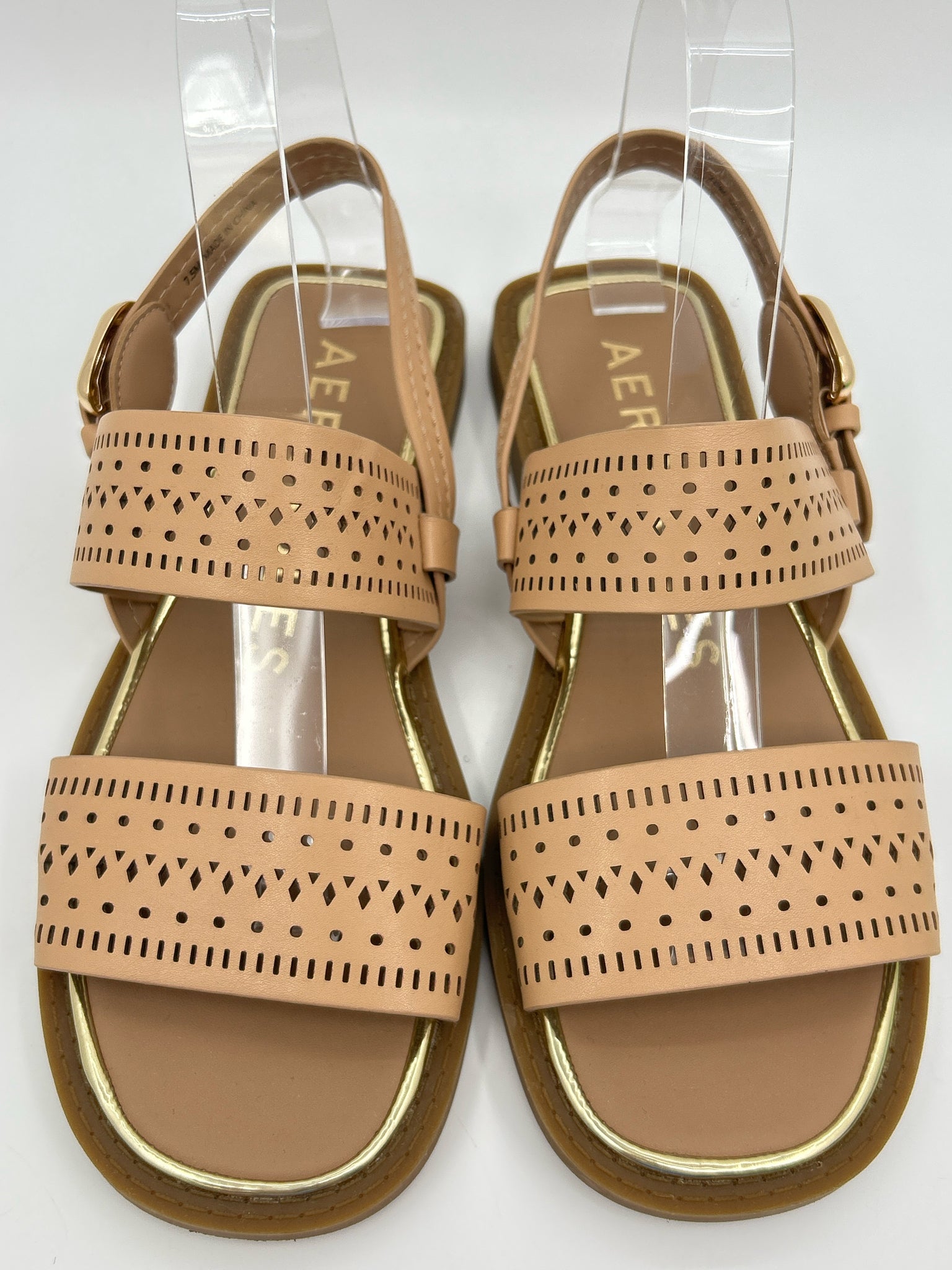 AEROSOLES Size 7.5 Beige Women Sandal