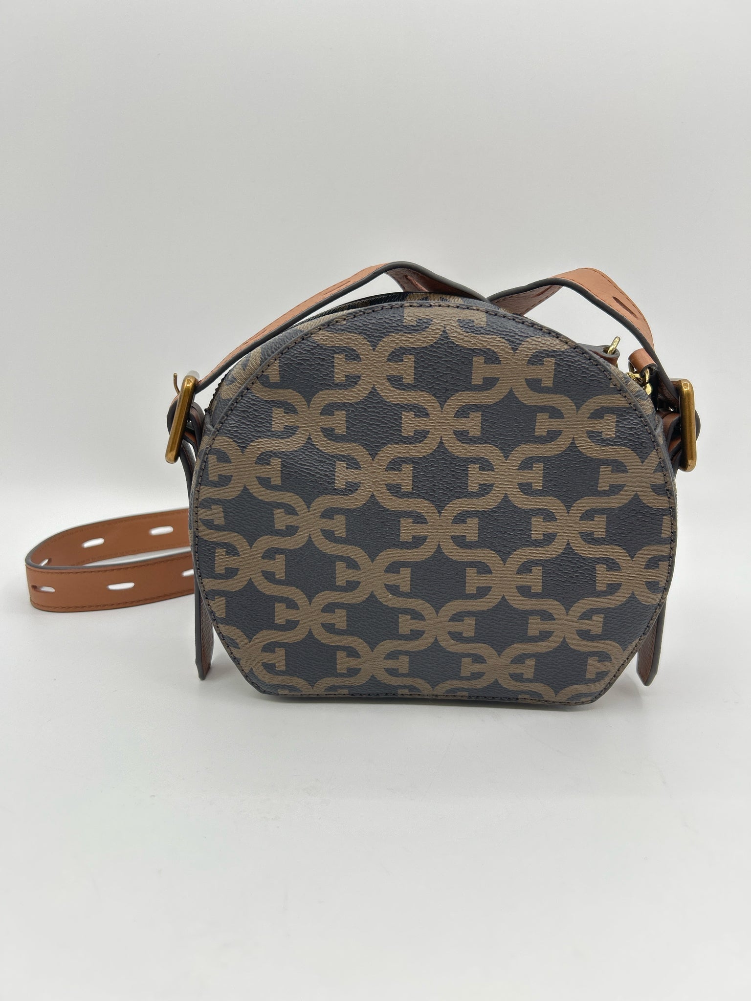 SAM EDELMAN Brown Print Women Purse