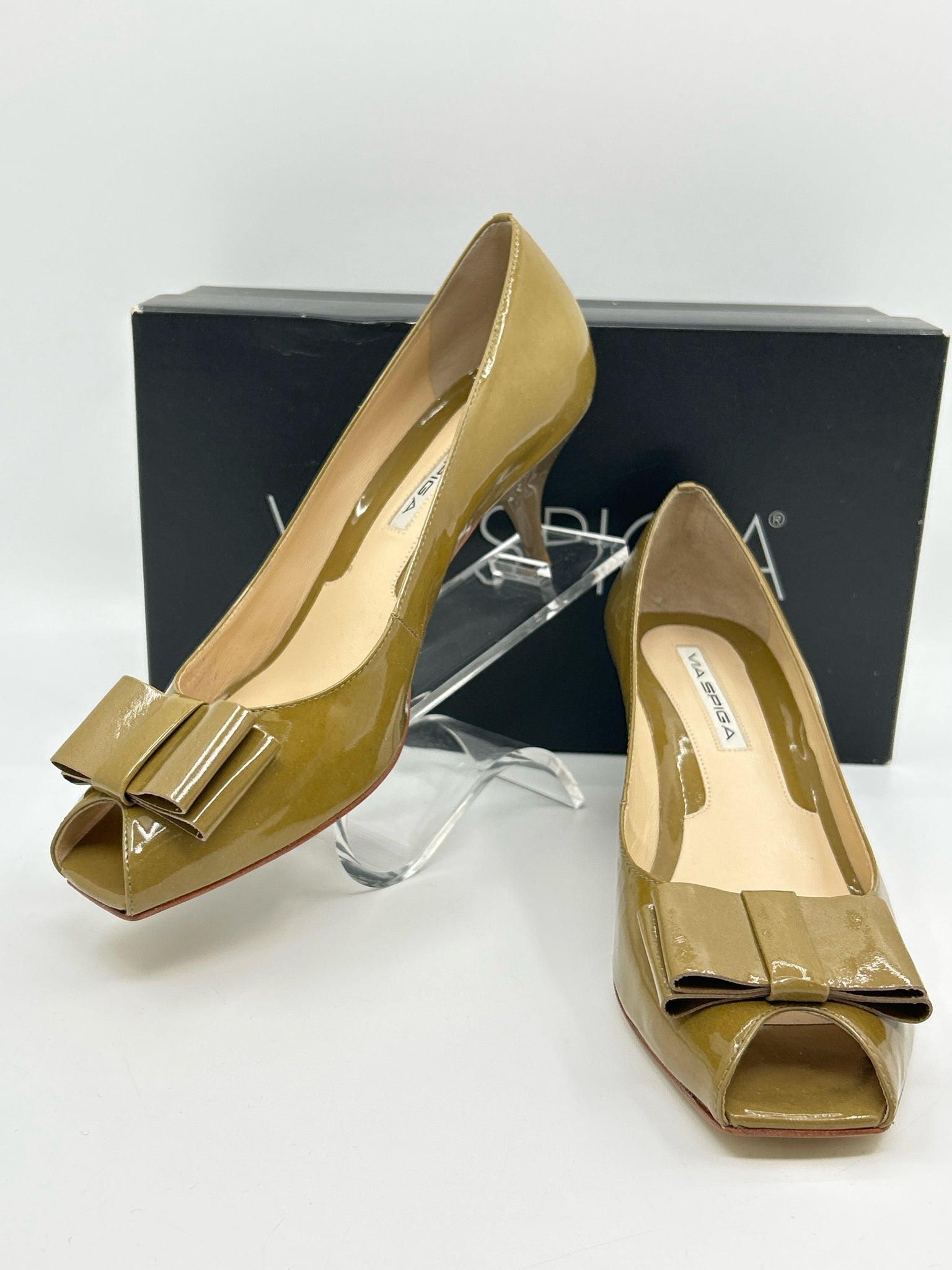 VIA SPIGA Size 8M Taupe Women Pumps