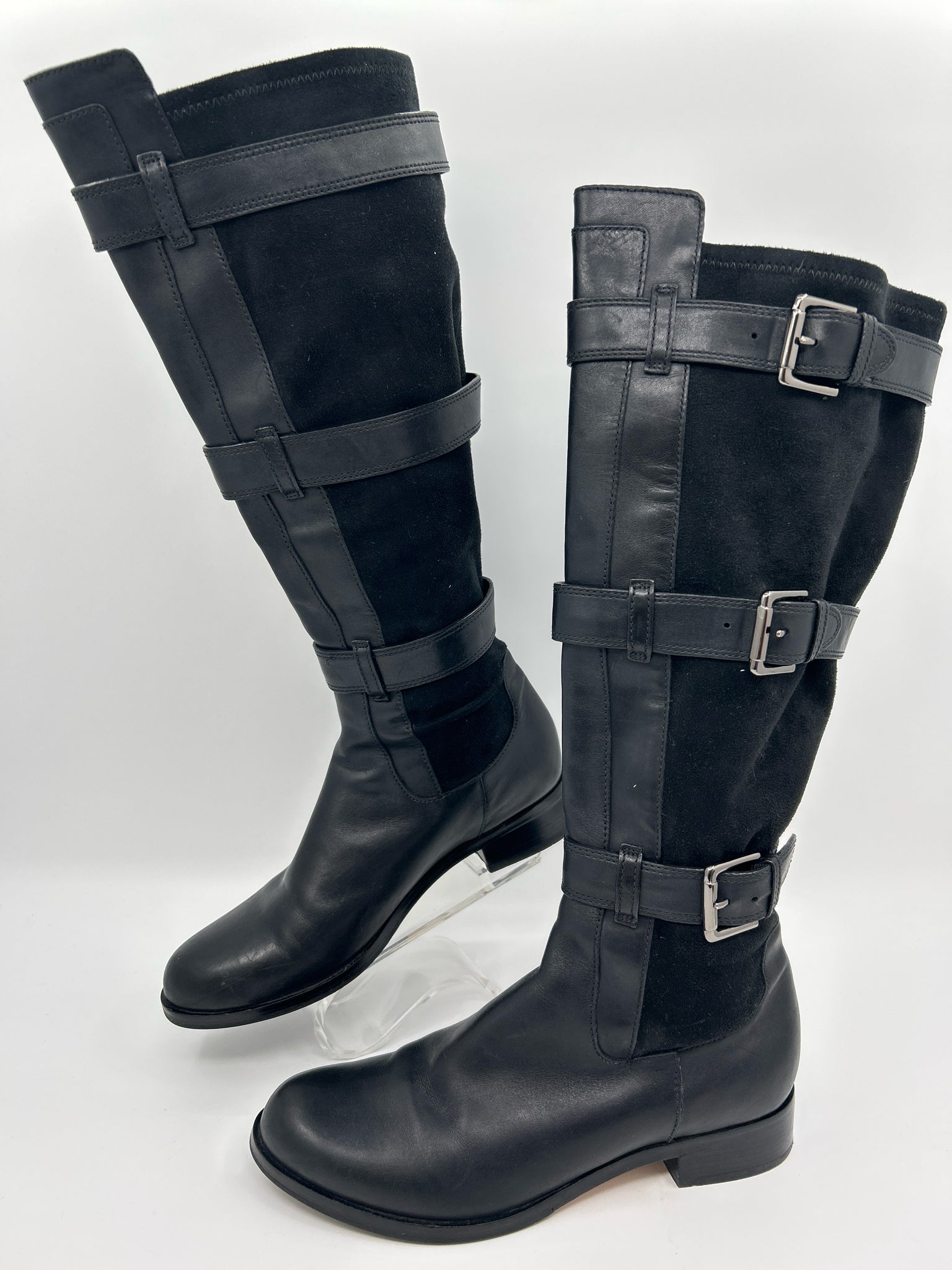 COLE HAAN Size 8B Black Women Boots