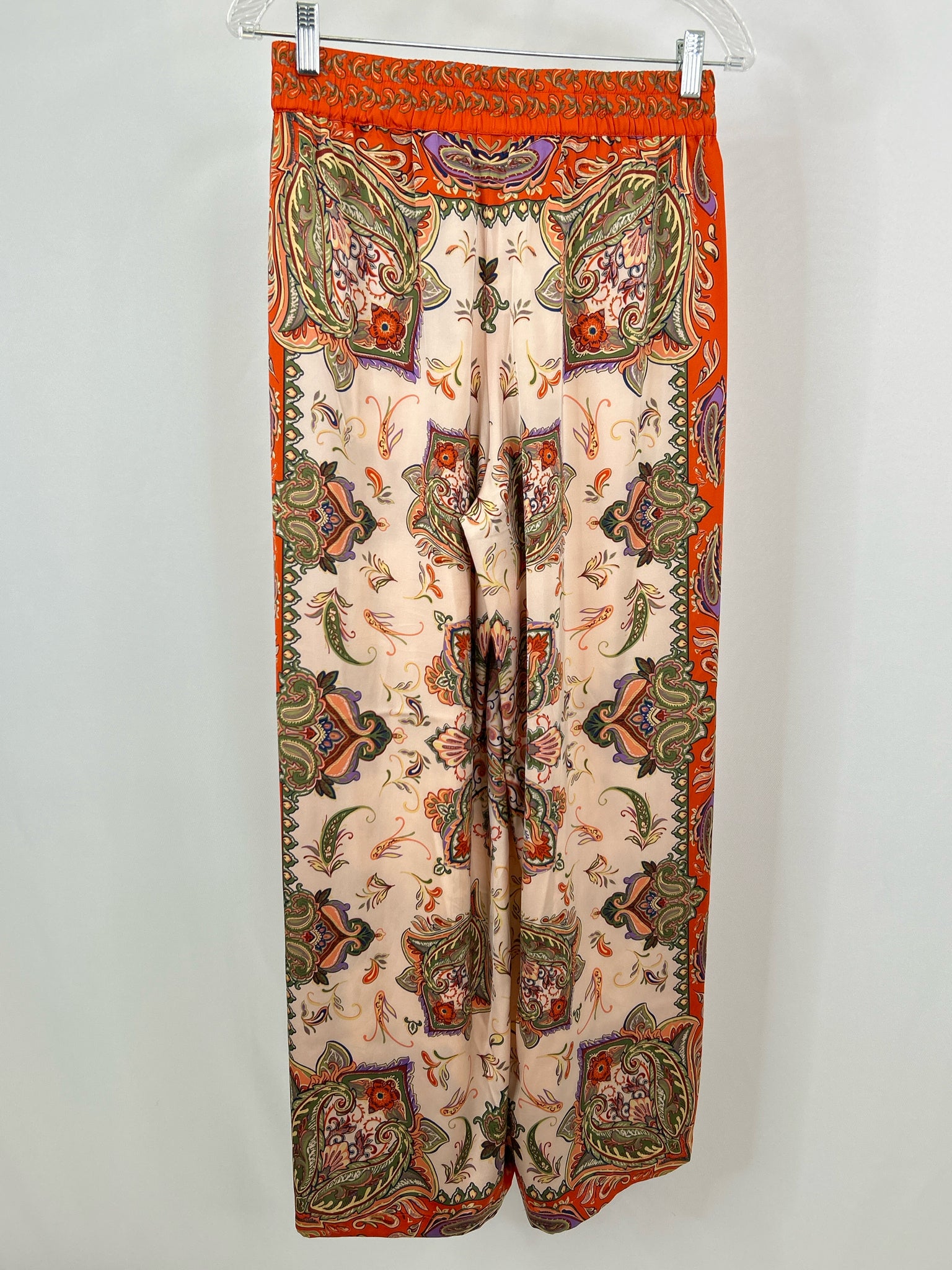 RACHEL ZOE Size S Orange Print Women 2-Piece w/pants