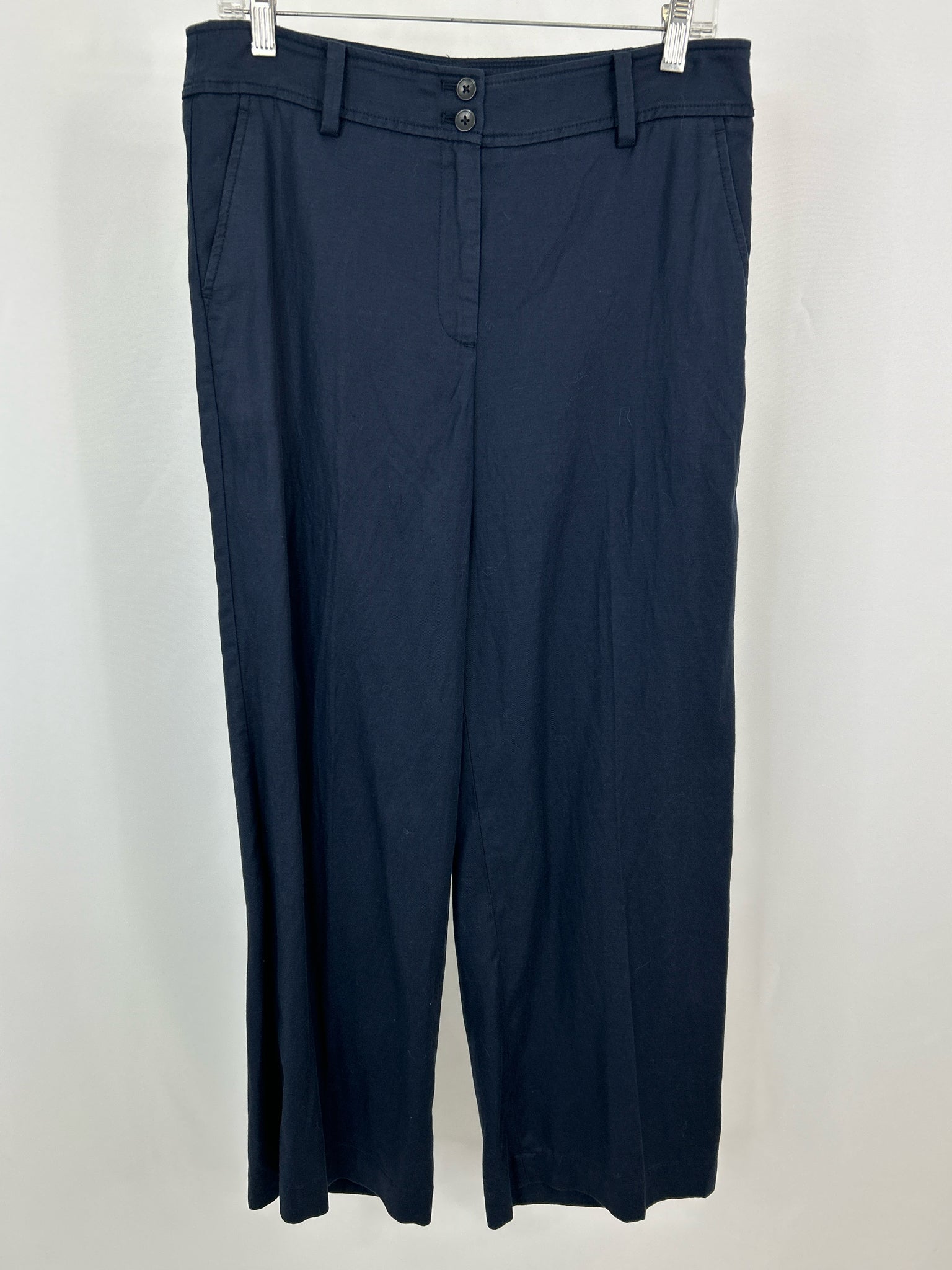 TALBOTS Size 8P Navy Women Pants NWT
