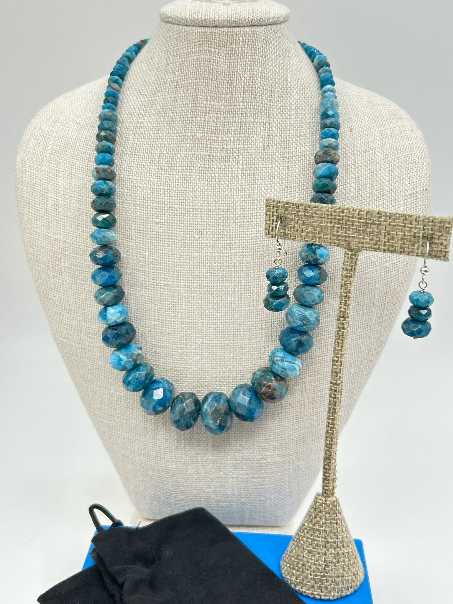 JAY KING Blue Apatite Jewelry Set