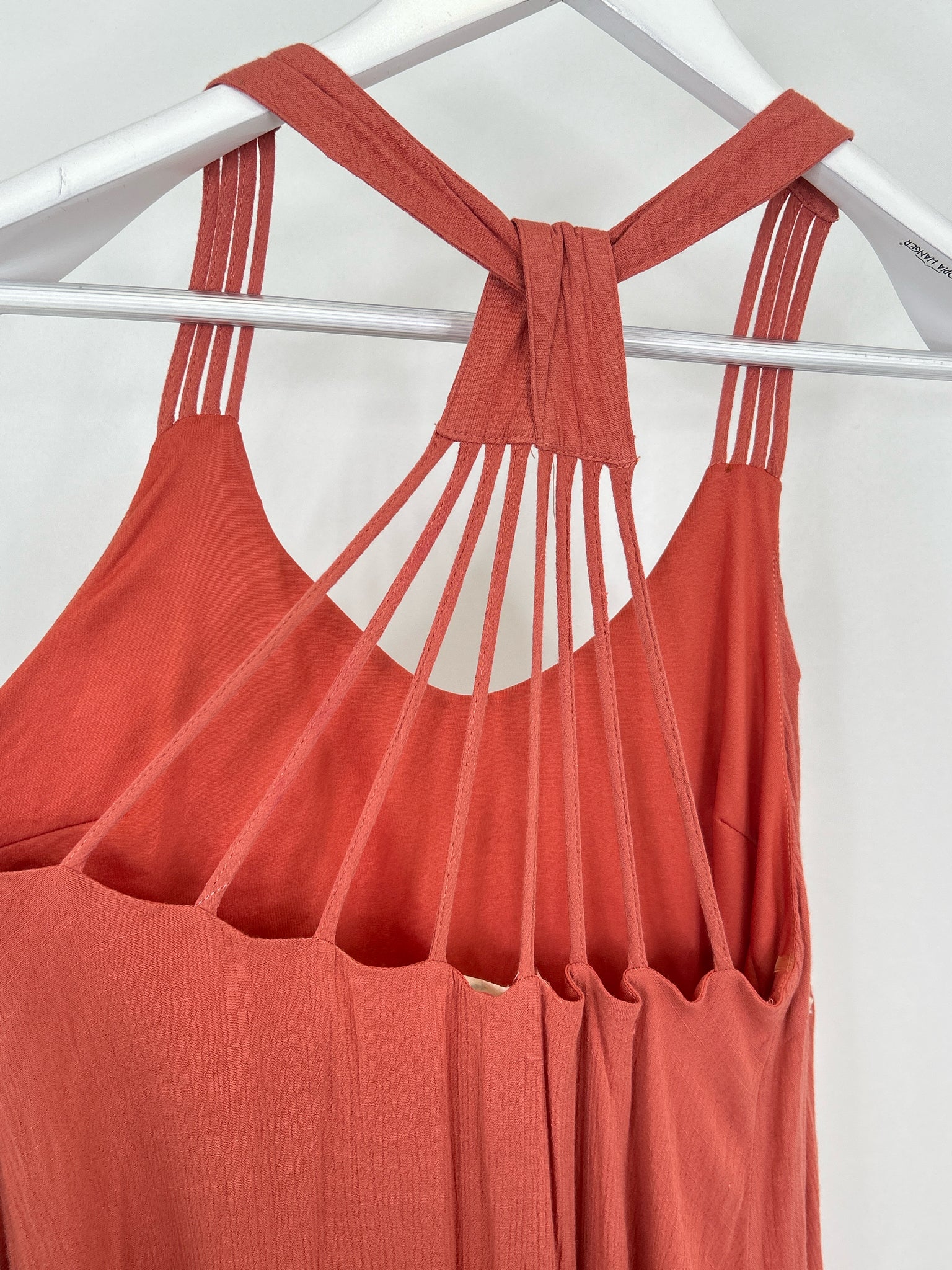 ENTRO Size S salmon Women Dress