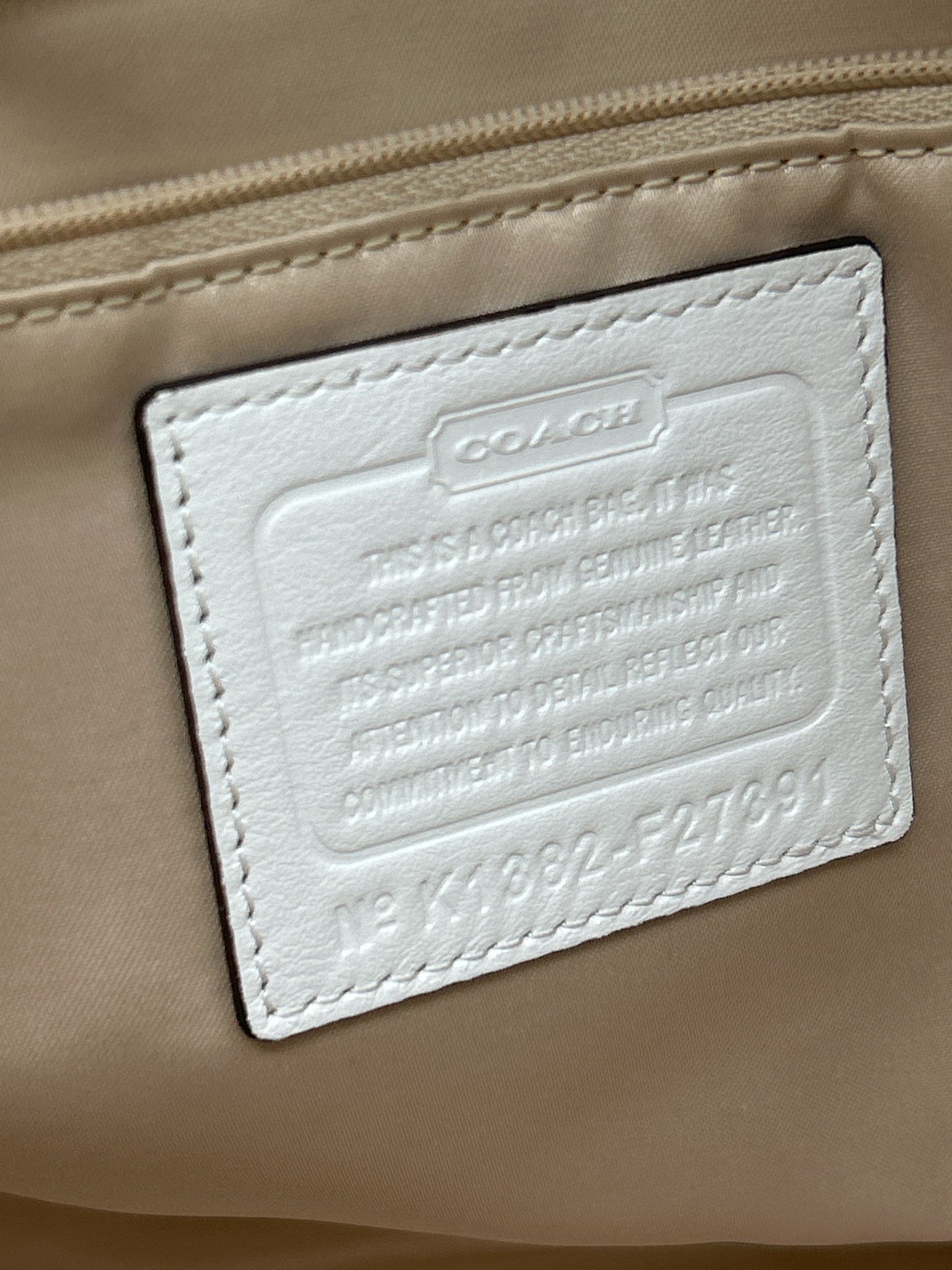 COACH White Women Tote