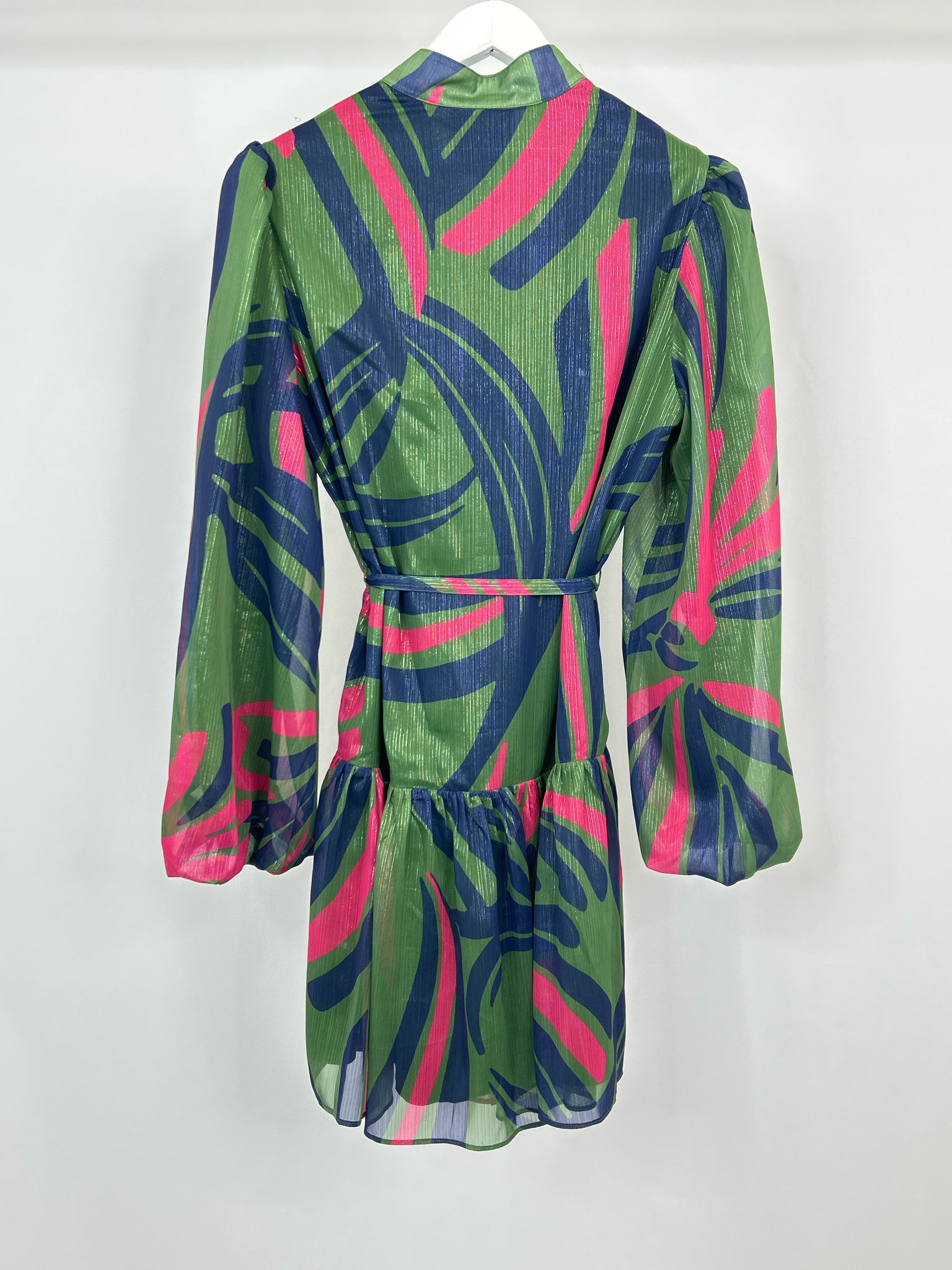 ALDEN ADAIR Size XS Green Print Women Dress
