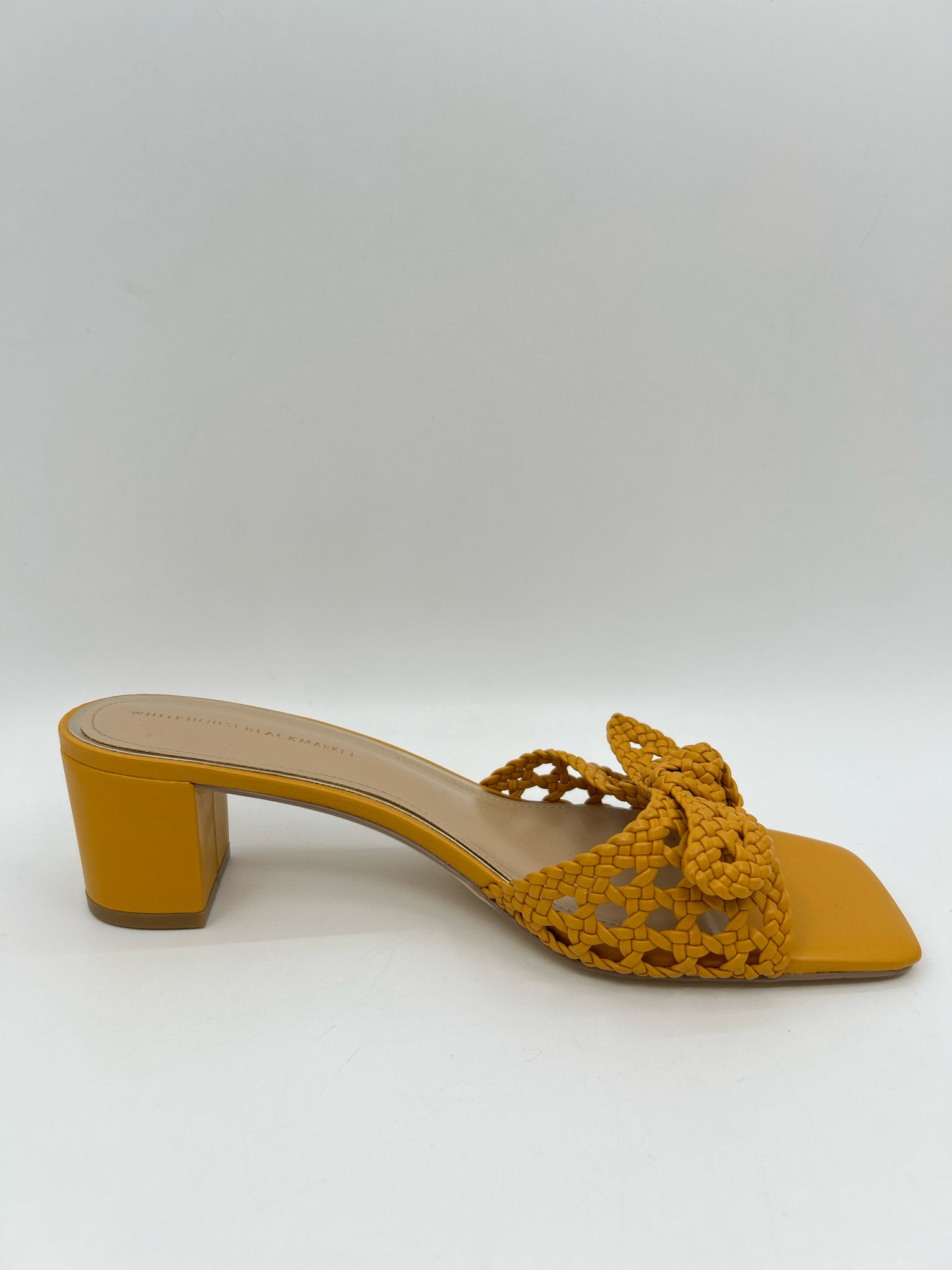 White House Black Market Size 9.5M Yellow Women Sandal