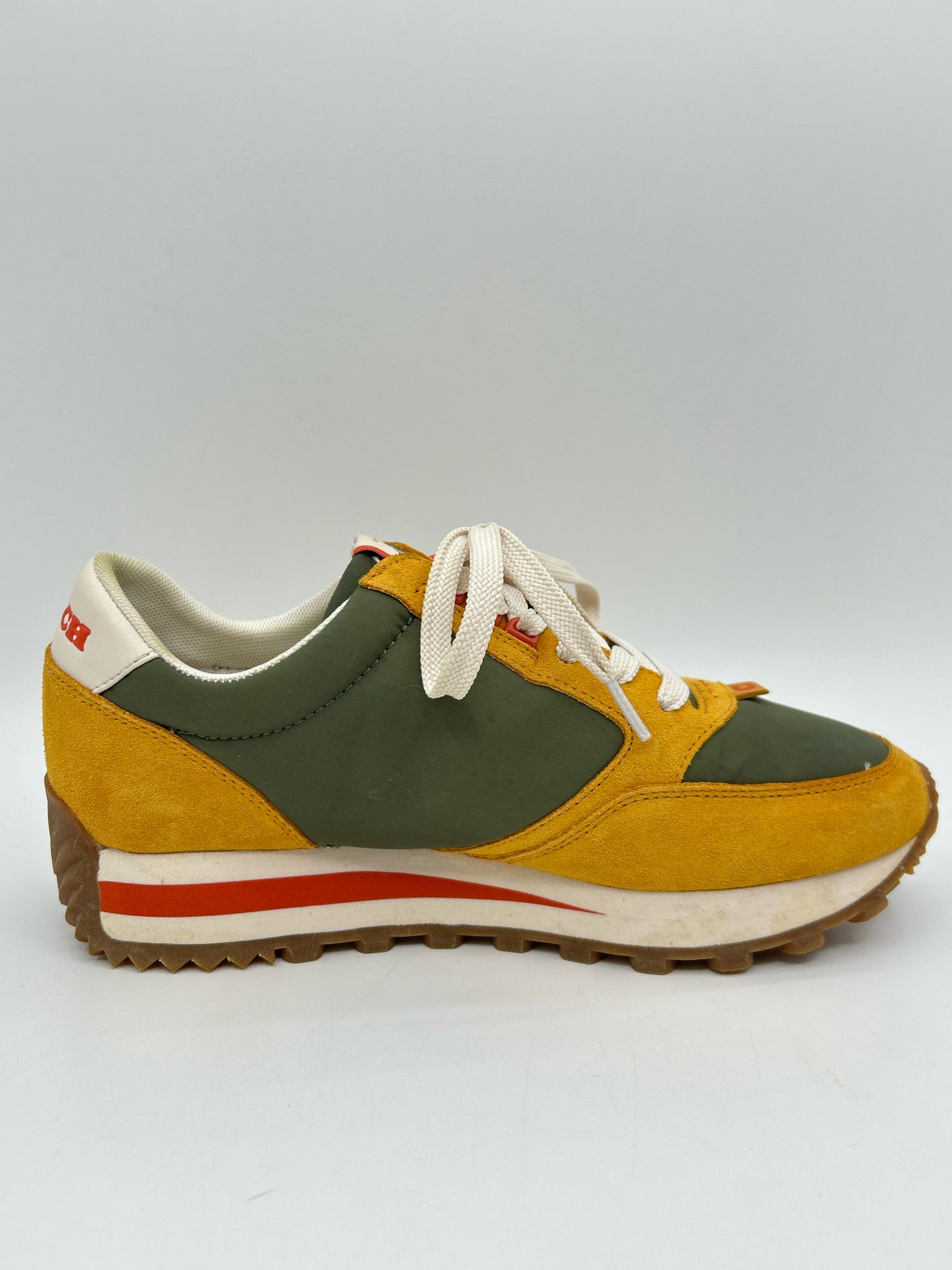 Coach Size 8B GREEN & GOLD Women Sneakers
