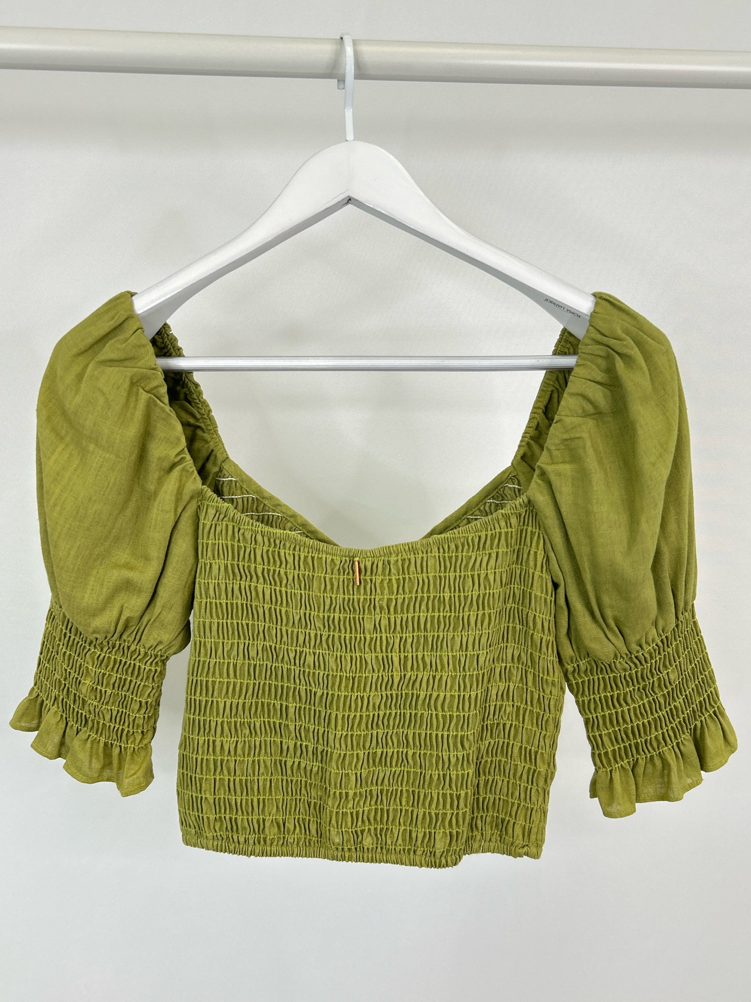 MISA Size S OLIVE GREEN Women Top