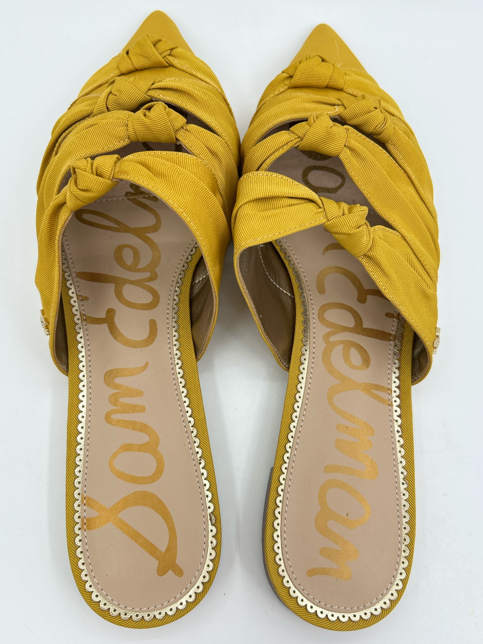 SAM EDELMAN Size 10M Gold Women Flats