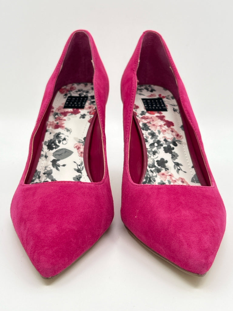 White House Black Market Women Size 8 Hot Pink Pumps