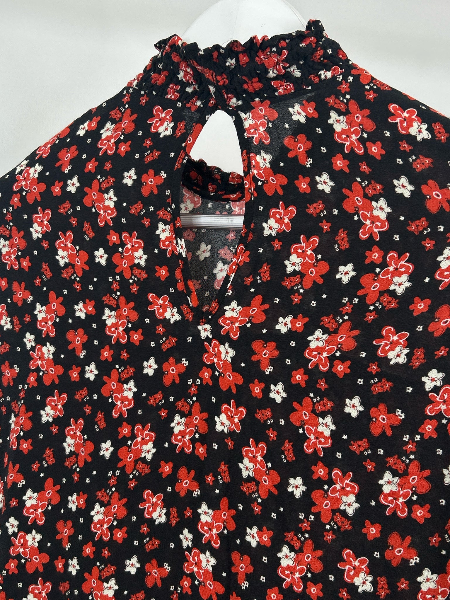 ZARA Size S Red and Black Women Dress