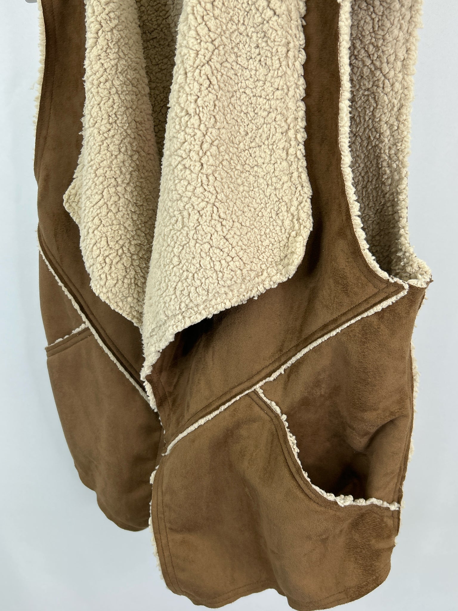 SANCTUARY SURPLUS Size XL Brown Women Vest