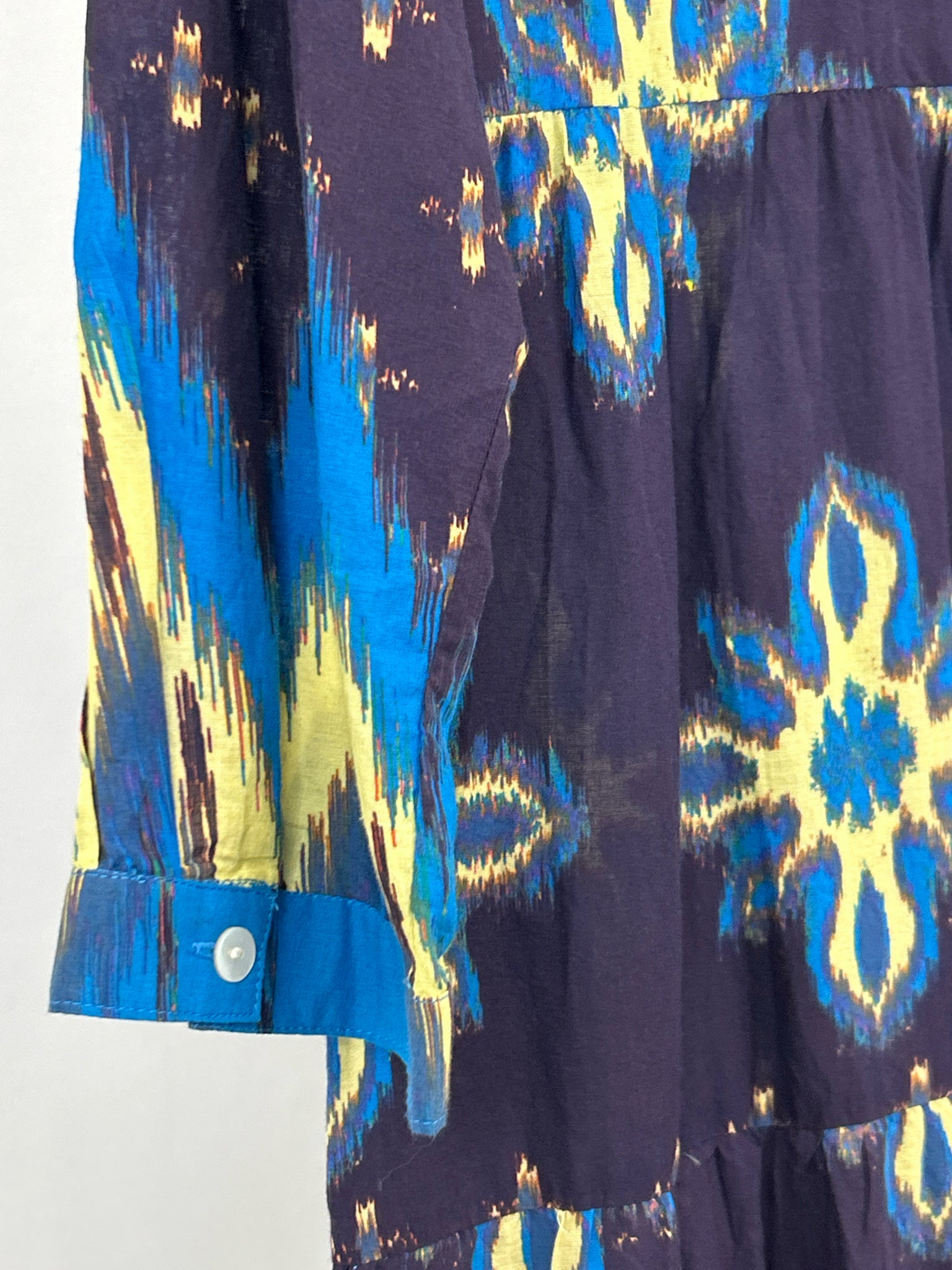 BE BOHO Size M Navy Print Women Dress