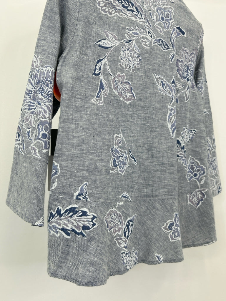 HABITAT Size S Blue floral Jacket