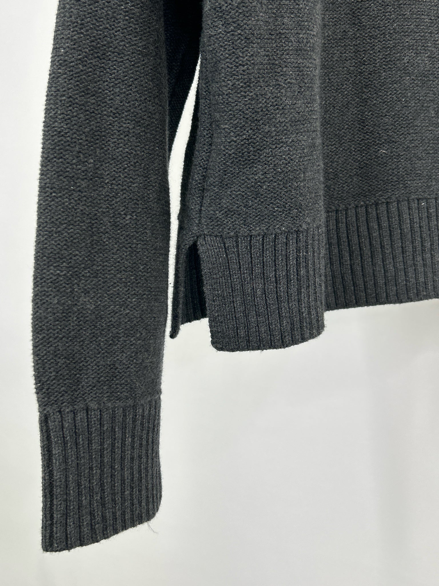 QUINCE Size XS DARK GREY Women Cardigan