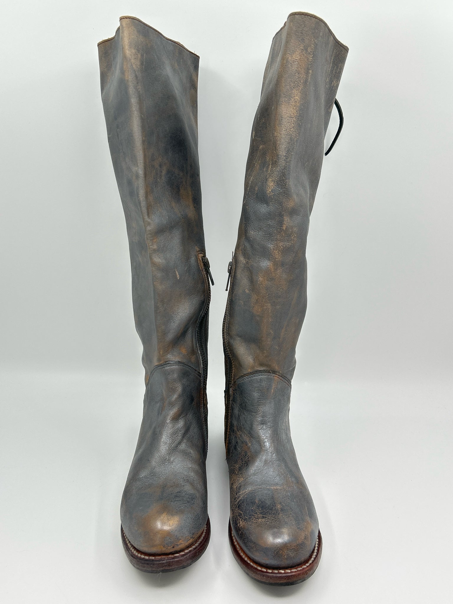 BED STU Size 6 Grey Women Boots