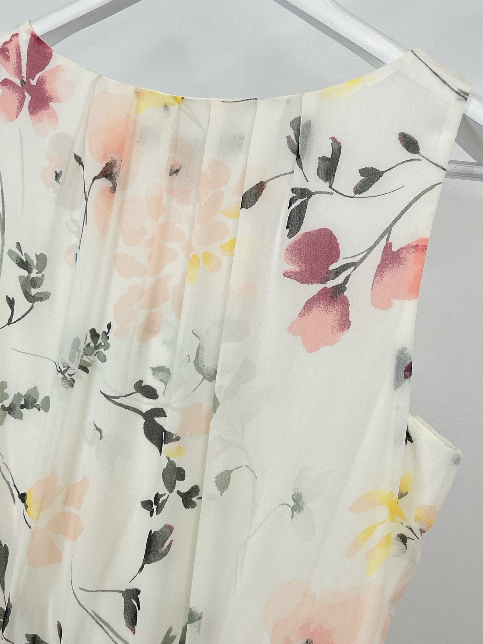 White House Black Market NWT Size 6 White Print Women's Dress