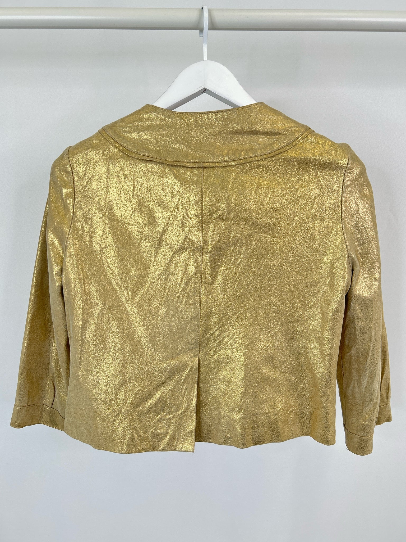 KARLIE Size M Gold Women Jacket