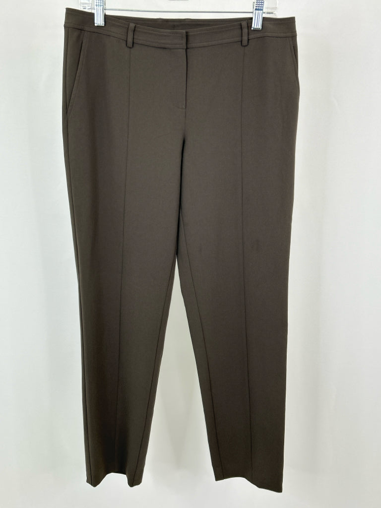 ST JOHN Size 8 Brown Pants