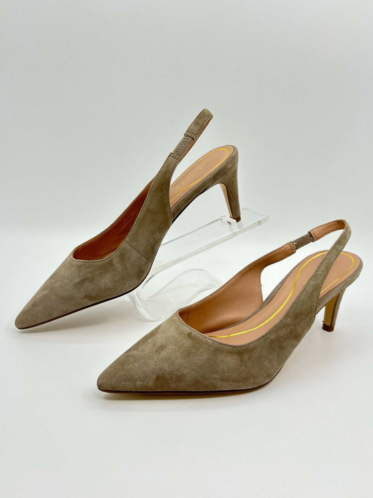 COLE HAAN Size 7.5B Taupe Women Pumps