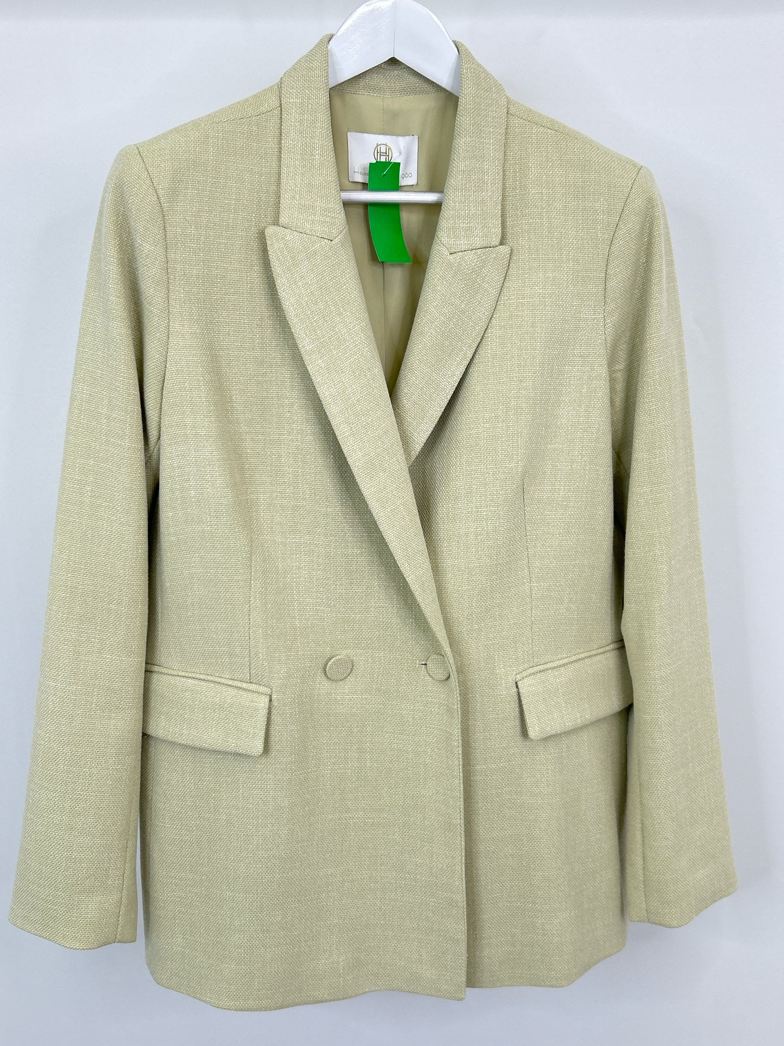 HOUSE OF HARLOW 1960 Size L light green Women Blazer